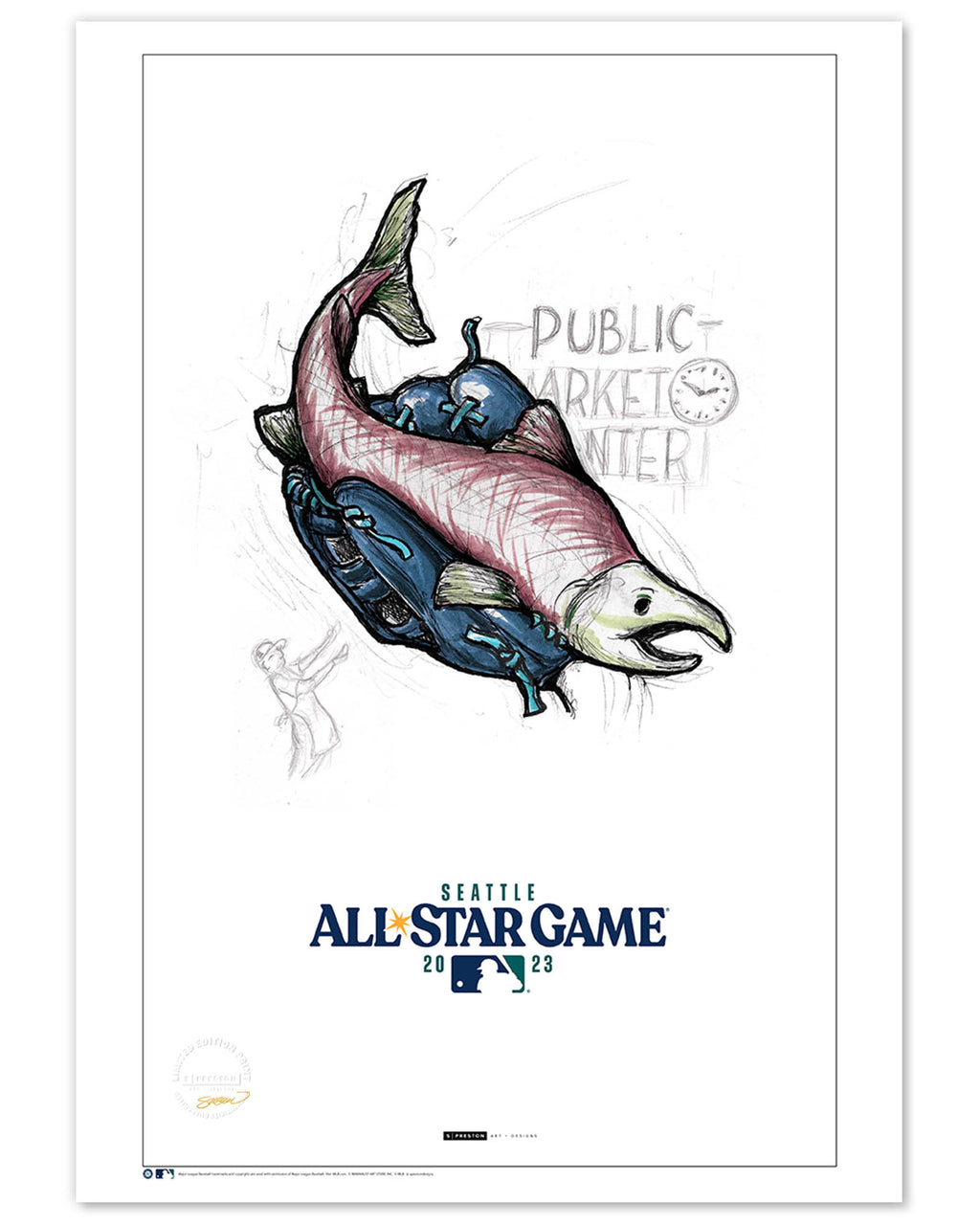 2022 MLB All-Star Game Sketch – S. Preston Art + Designs