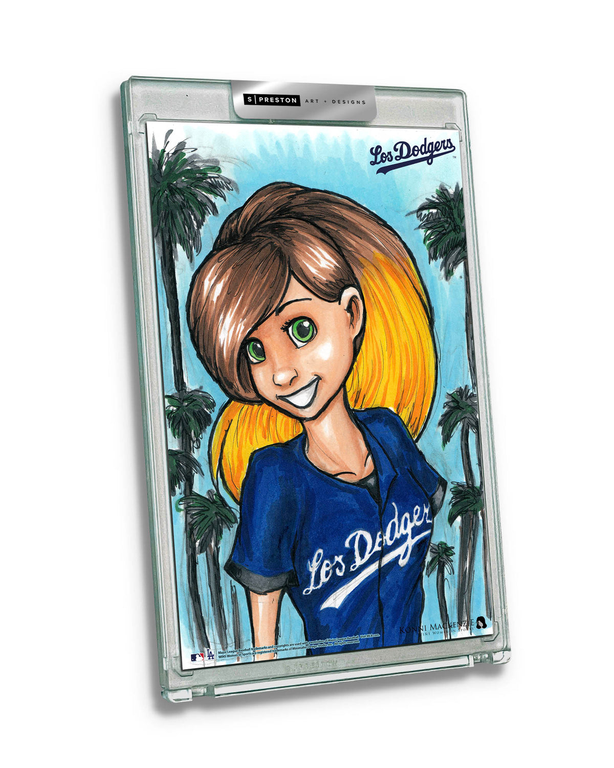 WinS® Los Angeles Dodgers City Connect - Konni Mackenzie Art Card Slab
