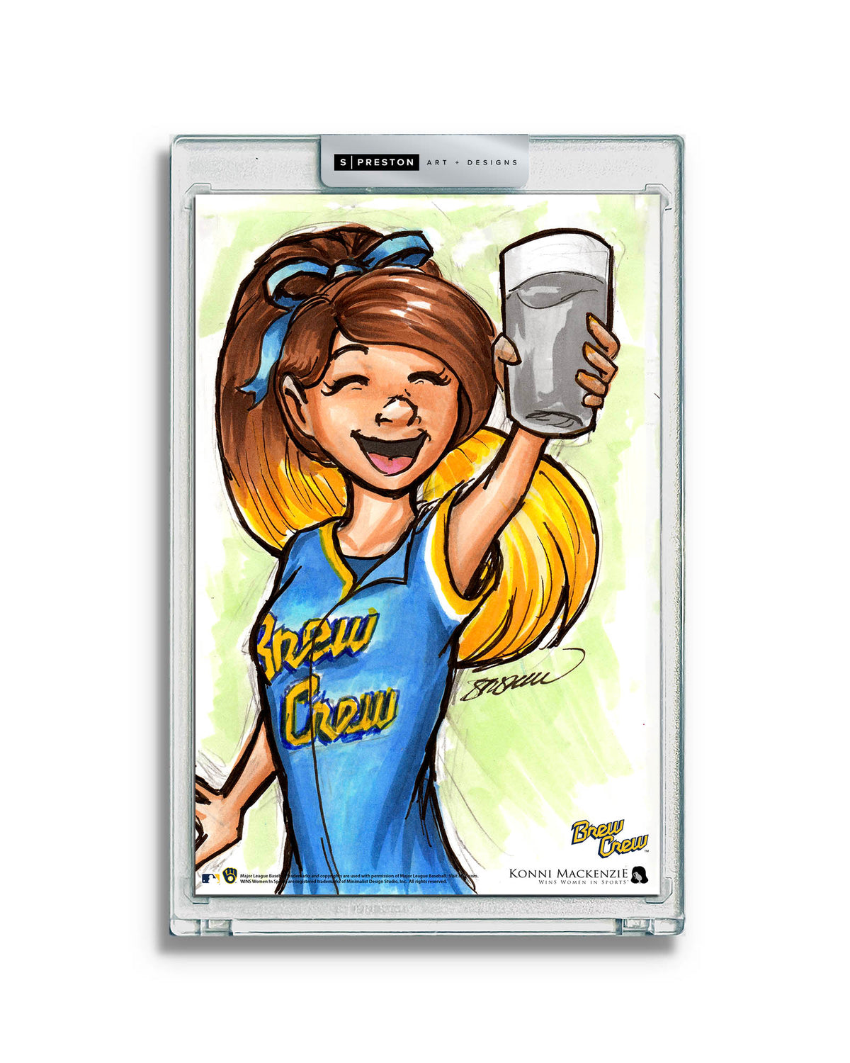 WinS® Milwaukee Brewers City Connect - Konni Mackenzie Art Card Slab