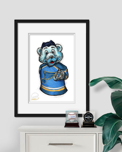 Louie - St. Louis Blues Mascot - Fun 4 STL Kids