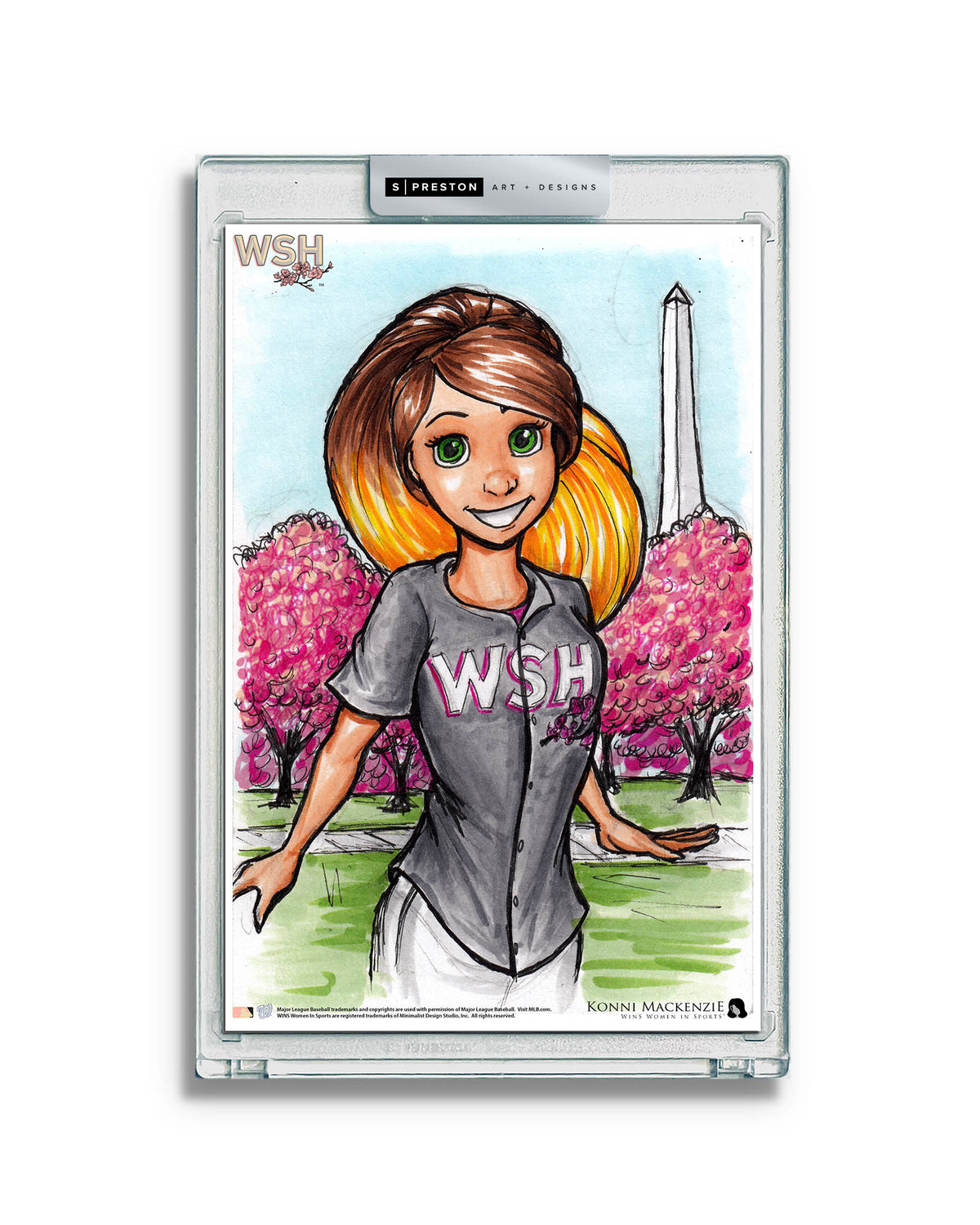 WinS® Washington Nationals City Connect - Konni Mackenzie Art Card Slab