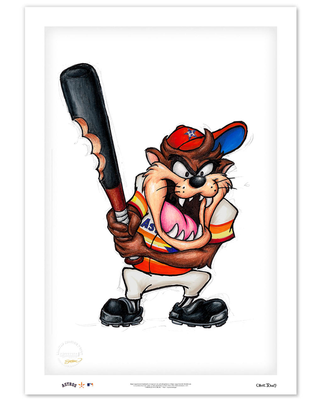 Sesame Street x MLB - Houston Astros by S. Preston Art Print – S