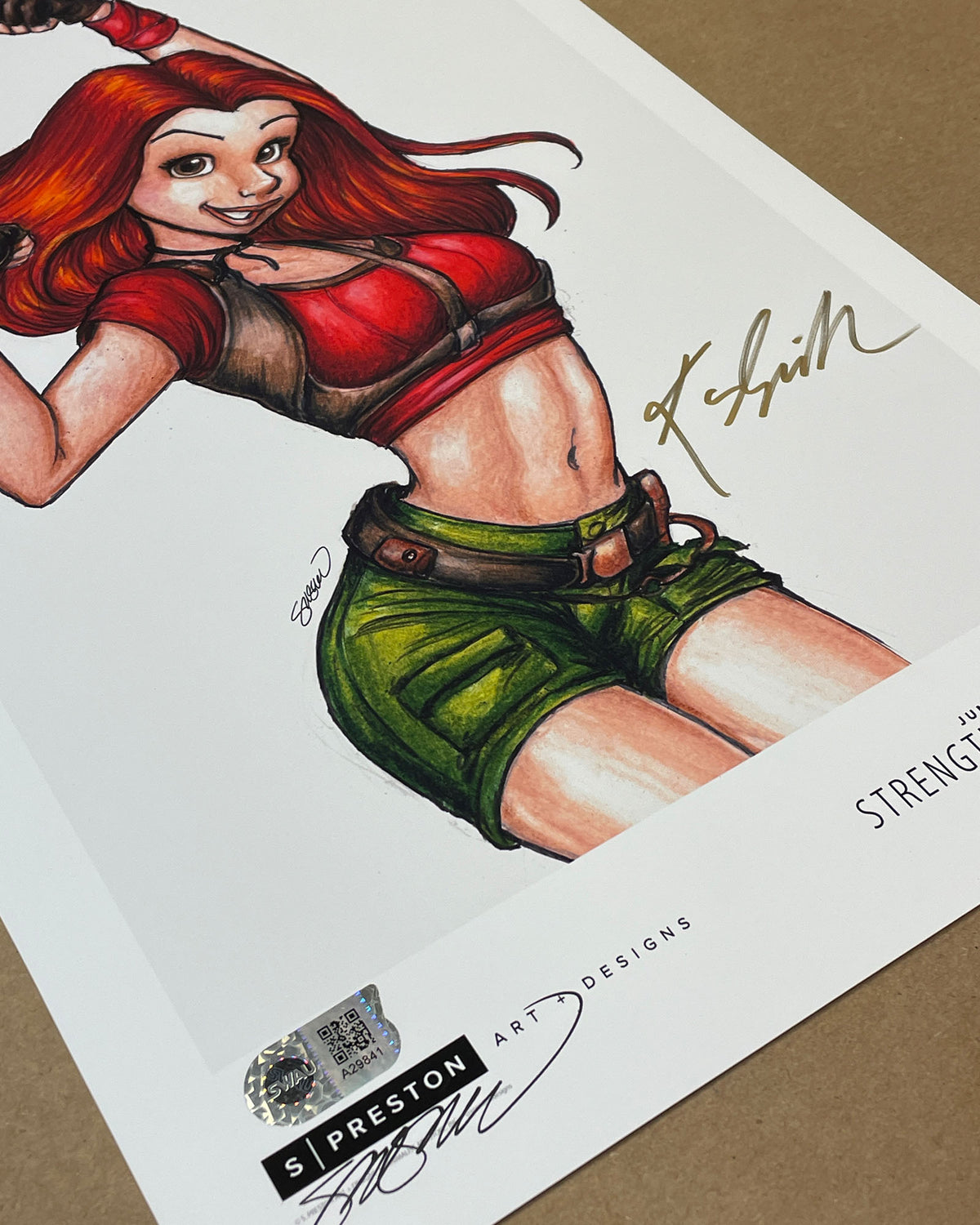 Strength: Dance Fighting - Ruby Roundhouse - Karen Gillan Autographed (Authenticated)