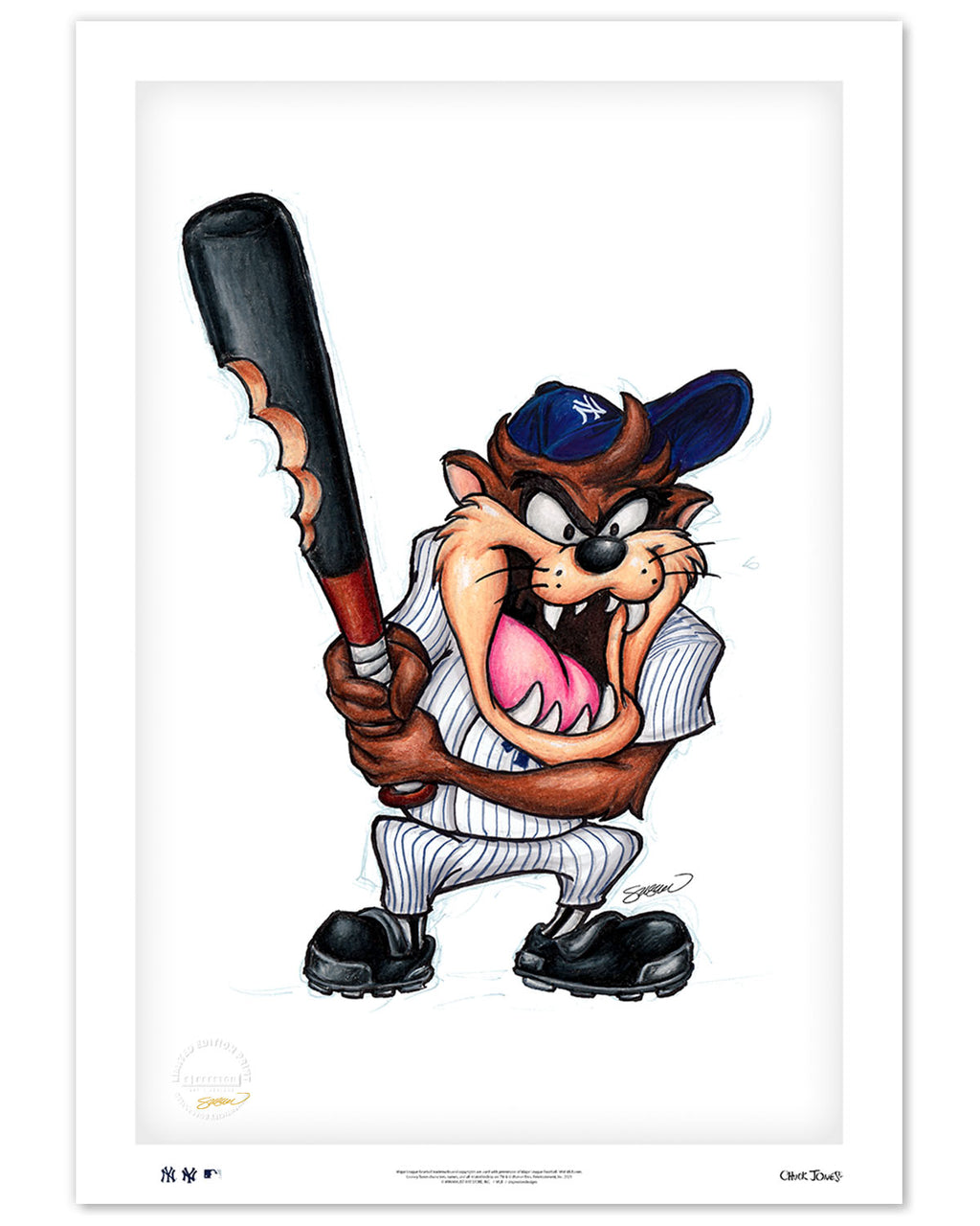 Officially Licensed MLB Logo Series Desk Pad - New York Yankees