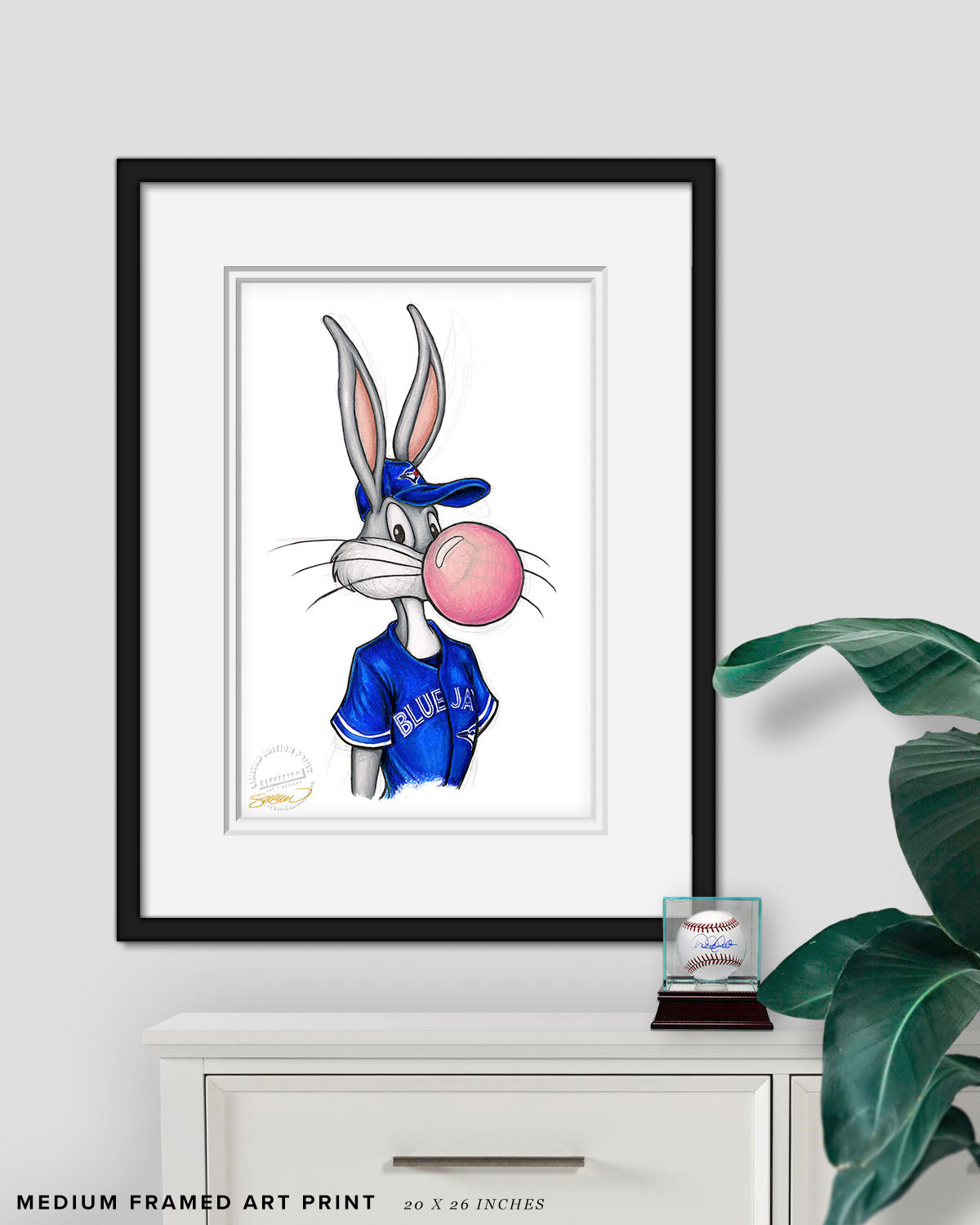 Bubblegum Bugs x MLB Blue Jays Limited Edition Fine Art Print