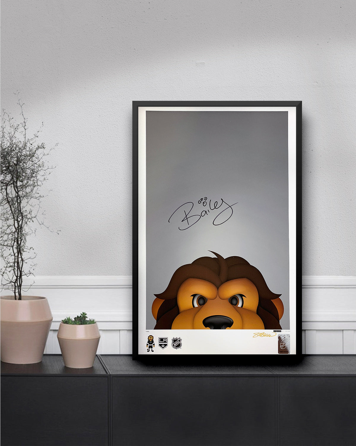 Minimalist Bailey Poster Print - Signed