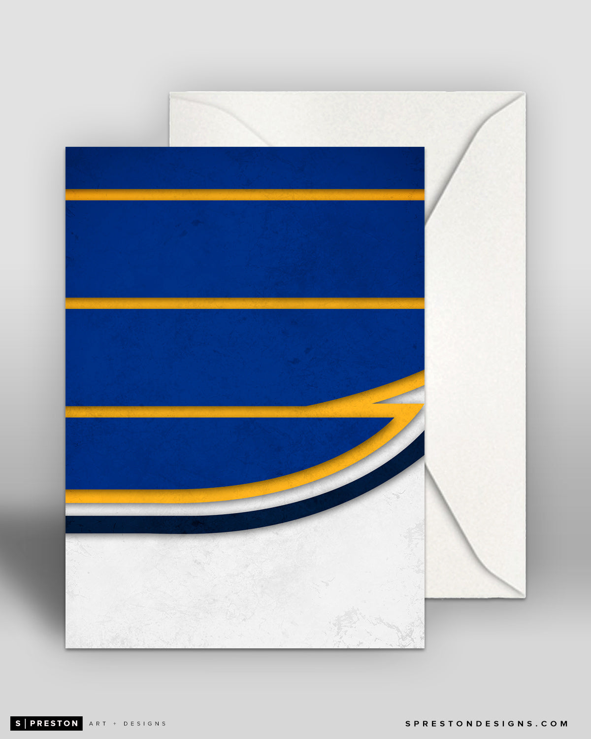 Minimalist Logos - St. Louis Blues Note Card Set - S. Preston