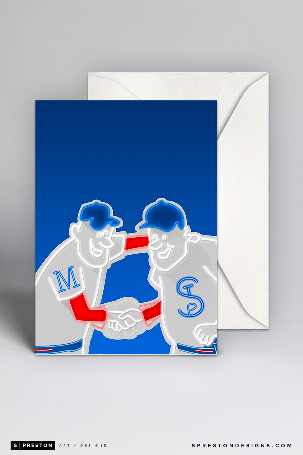 Minimalist Target Field Notecard Notecards - Minnesota Twins - S. Preston Art + Designs