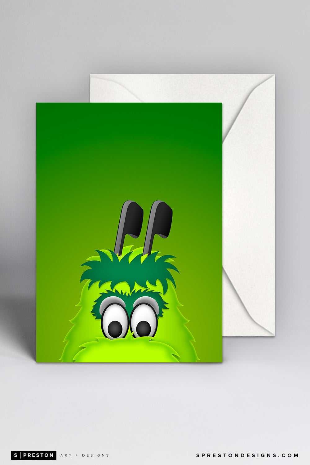 Minimalist Victor E Green Note Card CLEARANCE S. Preston Art + Designs