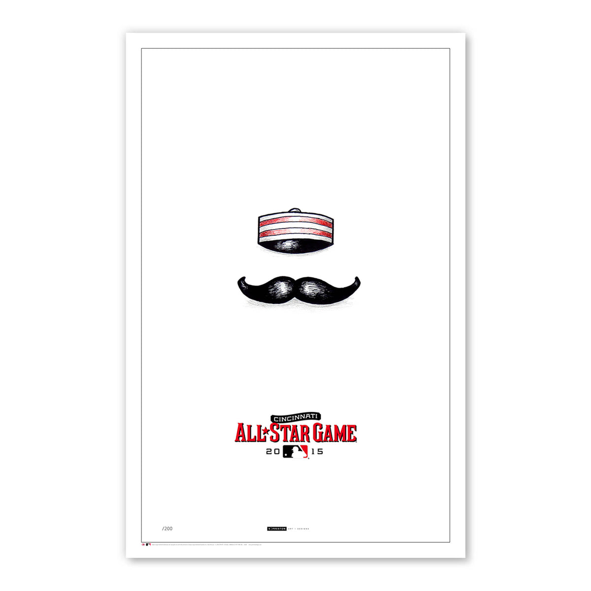 2015 MLB All-Star Game Sketch Poster Print