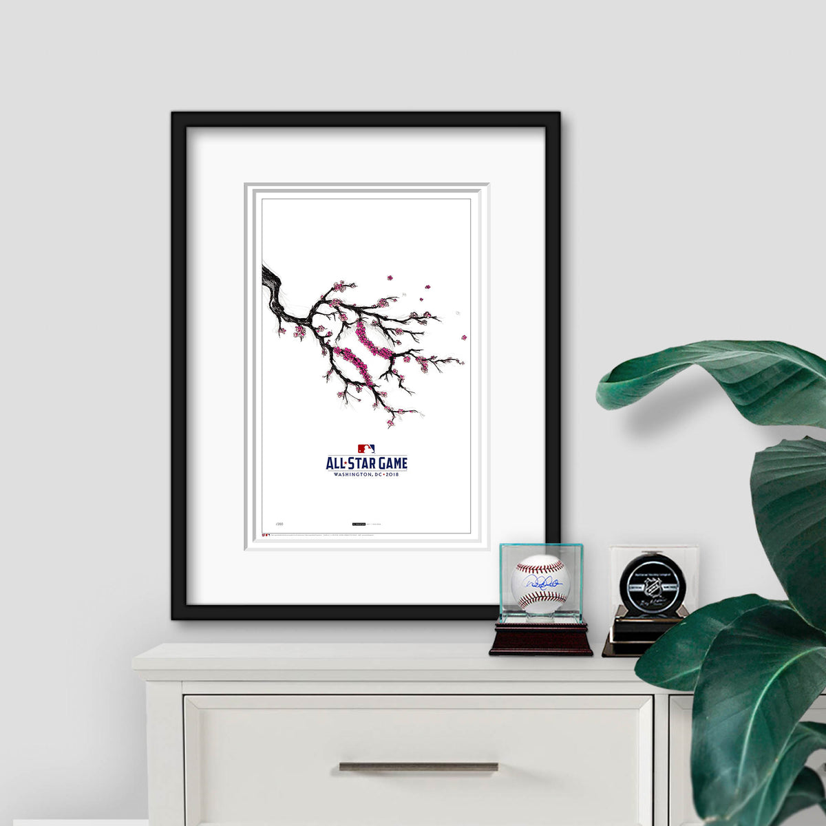 2018 MLB All-Star Game Sketch Poster Print (Cherry Blossoms)