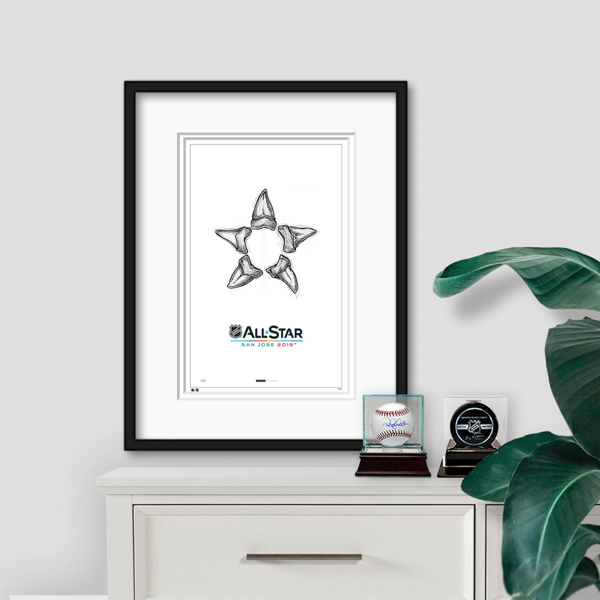 2019 NHL All-Star Game Sketch Limited Edition Print