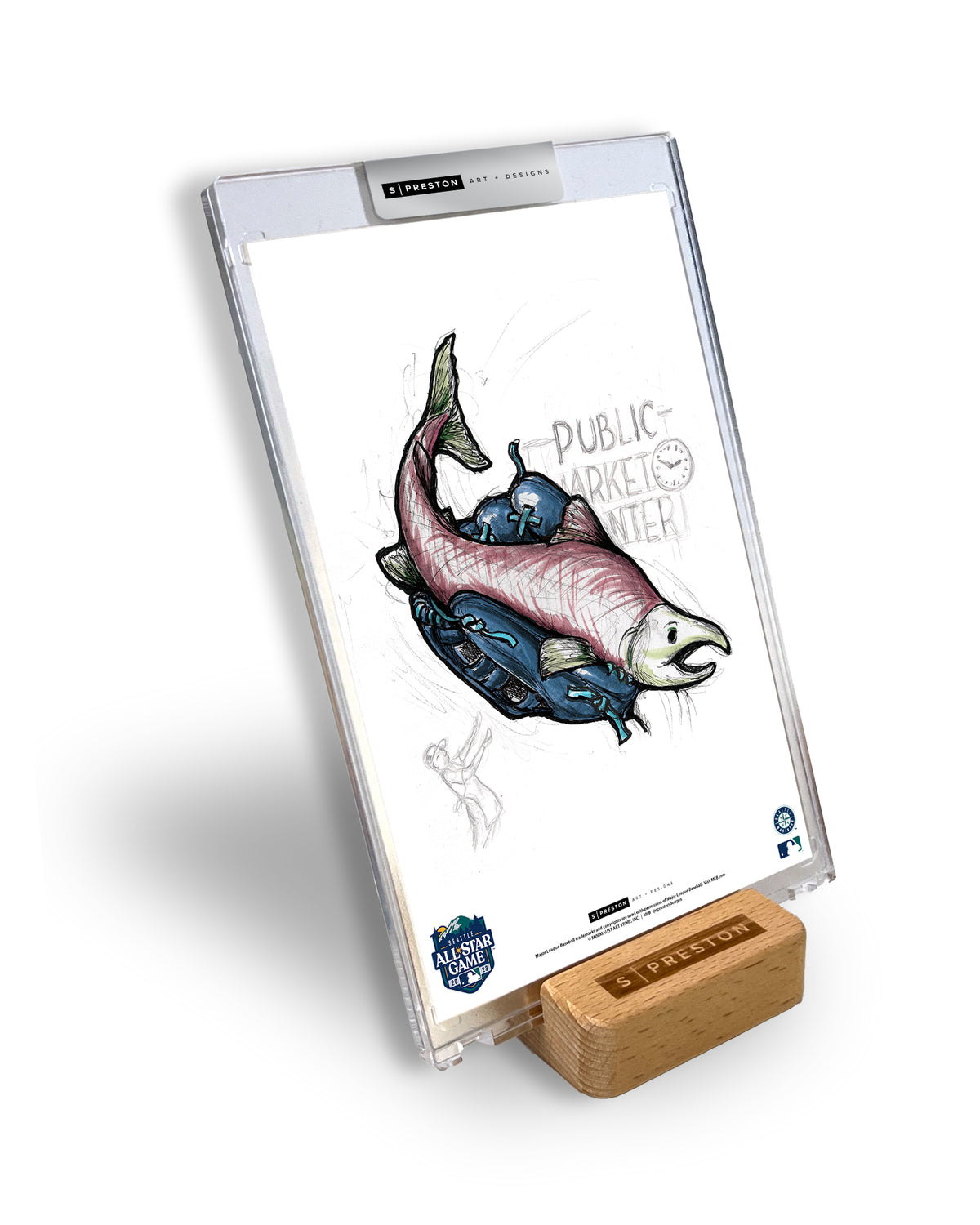 2023 MLB All-Star Game Sketch Art Card Slab SOLD OUT
