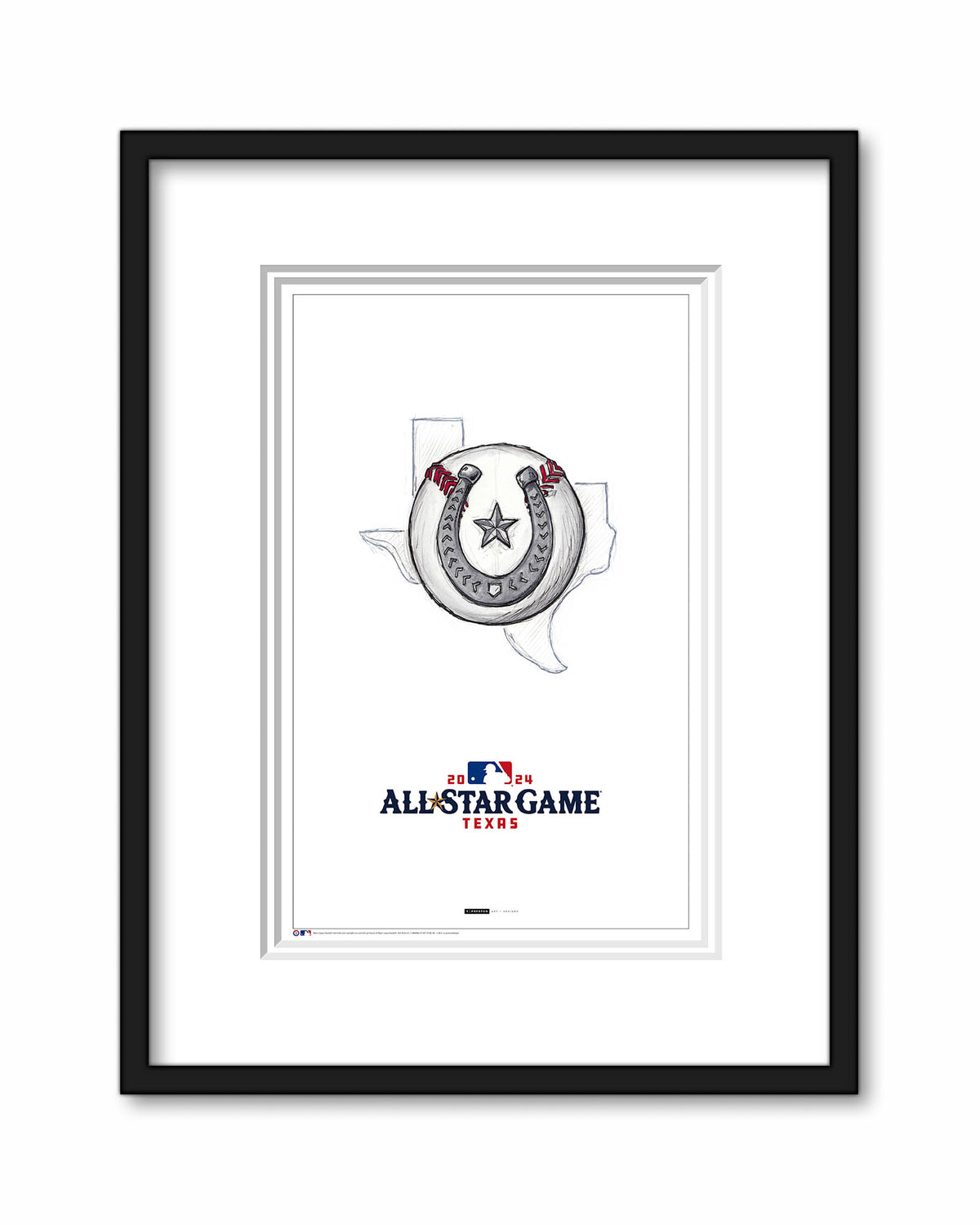 2024 MLB All-Star Game Sketch Limited Edition Print