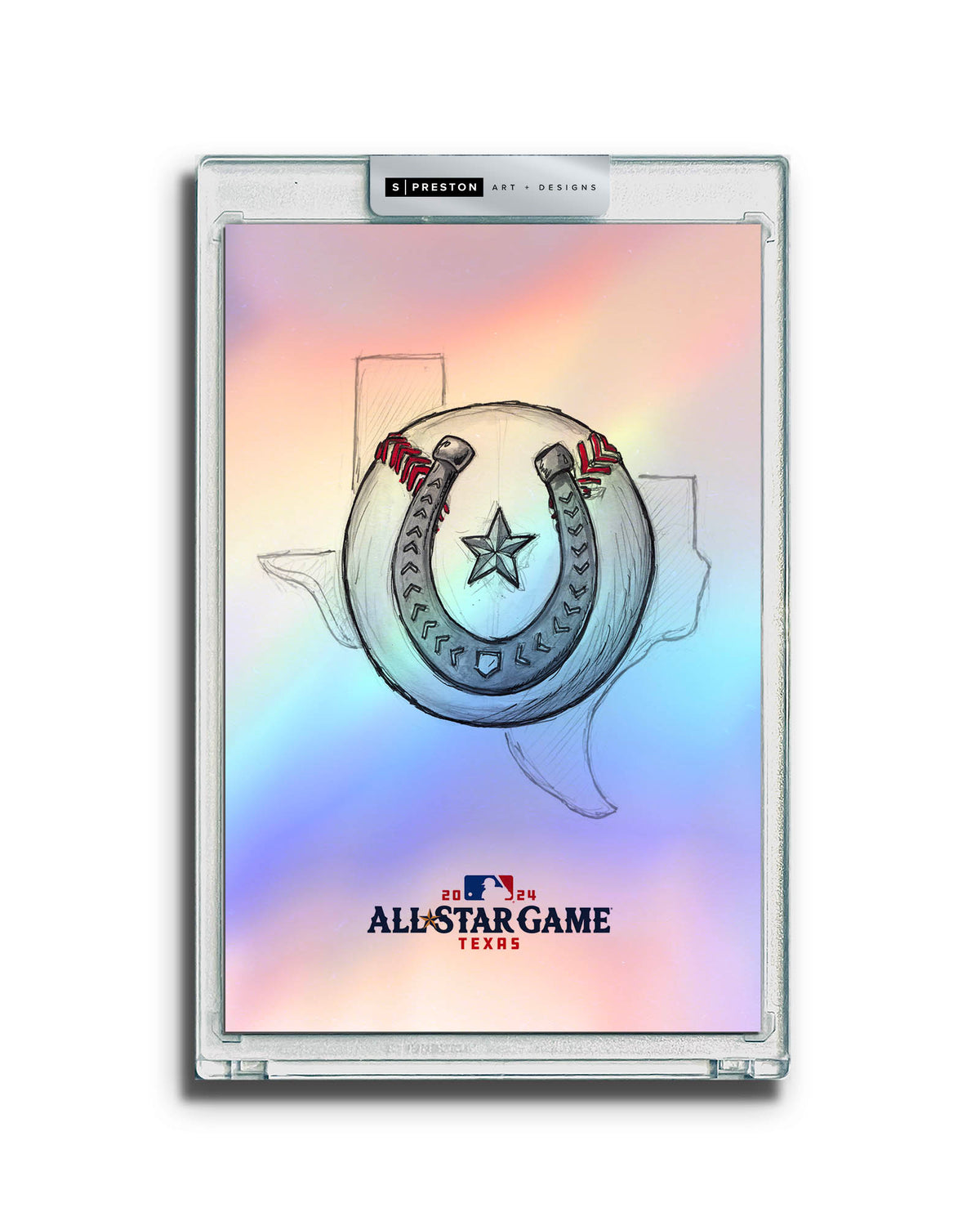 2024 MLB All-Star Game Sketch Art Card Slab