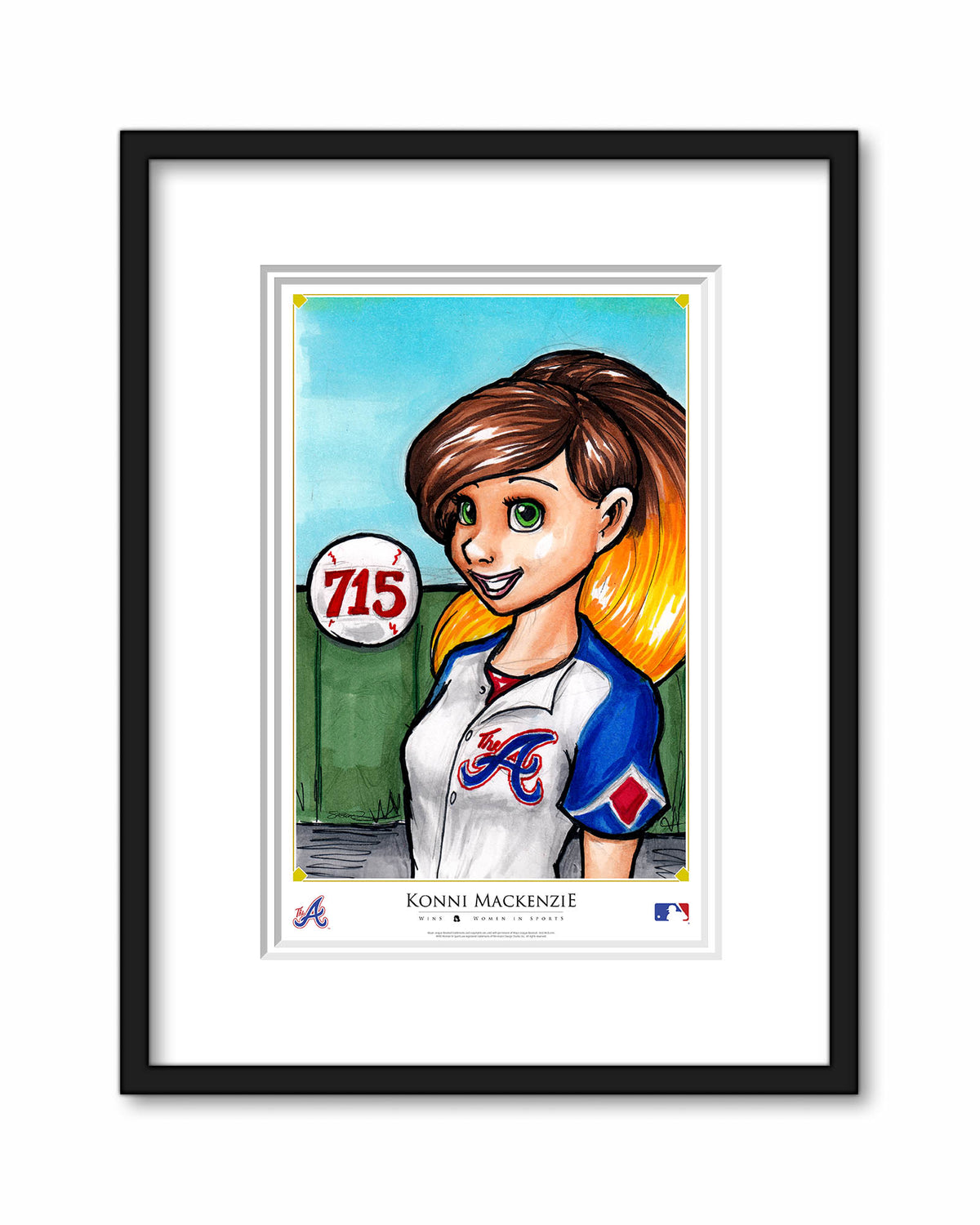 WinS® Atlanta Braves City Connect - Konni Mackenzie Poster Print