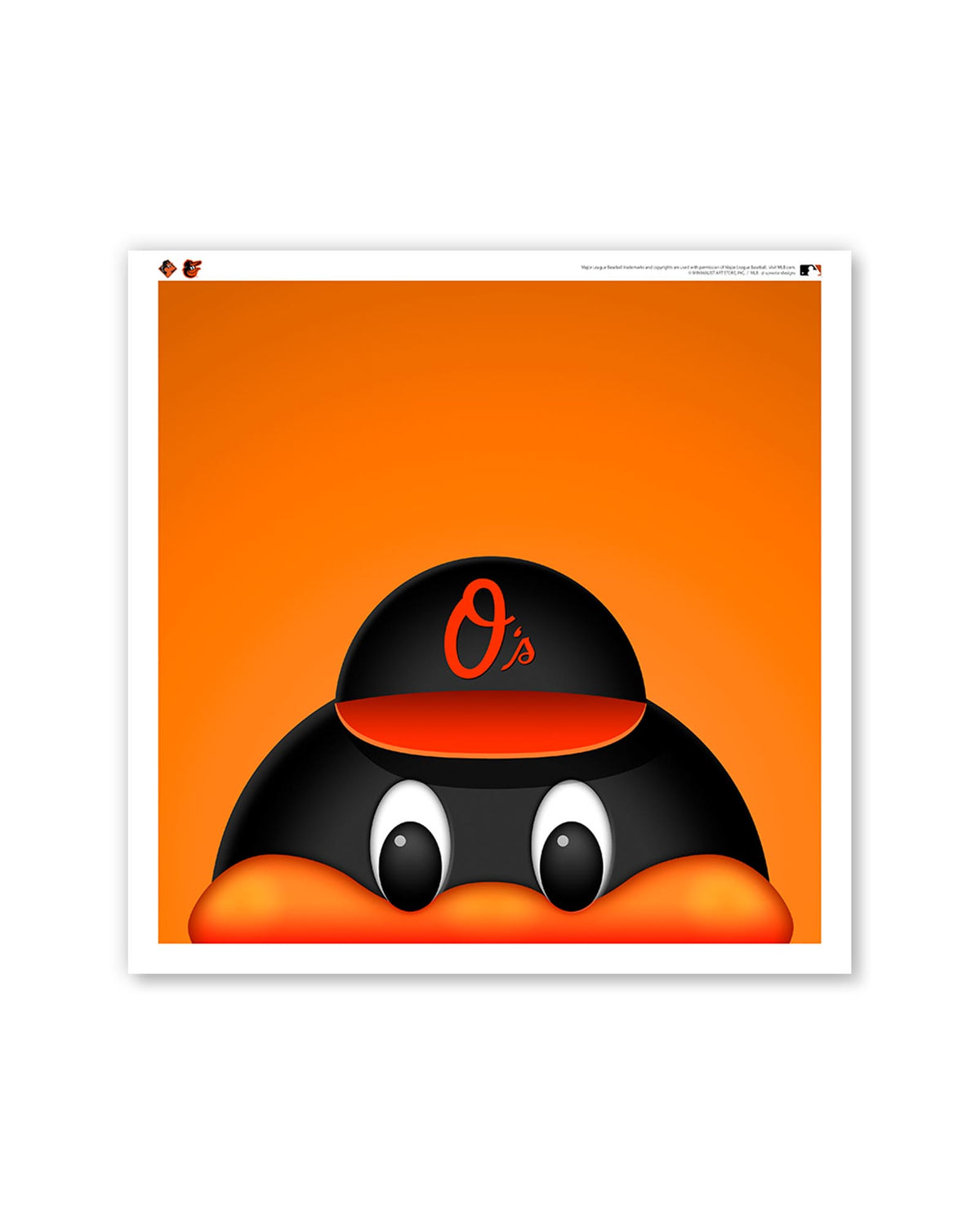 Minimalist Oriole Bird