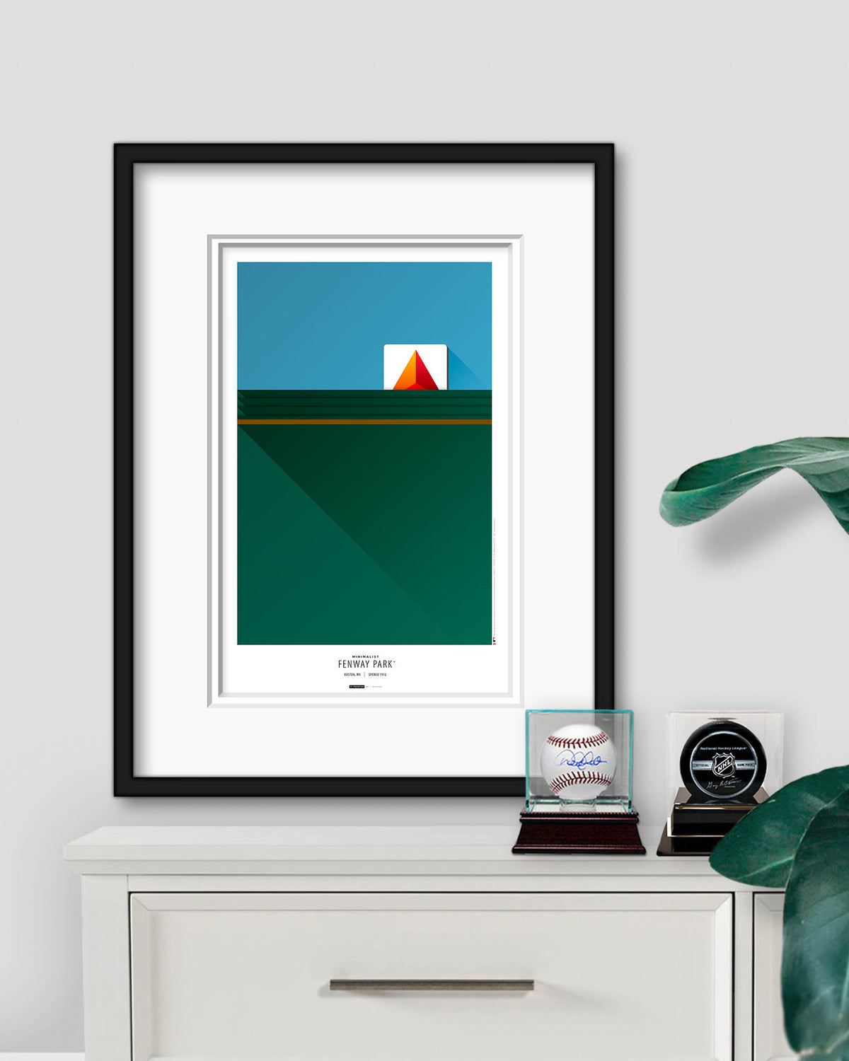 Minimalist Fenway Park Fine Art Print
