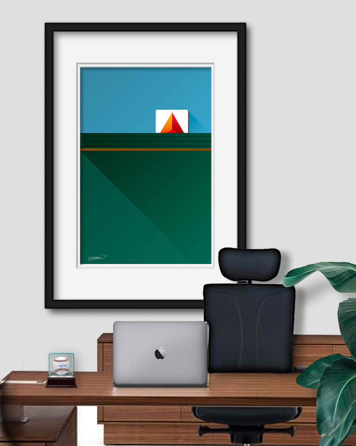 Minimalist Fenway Park Fine Art Print