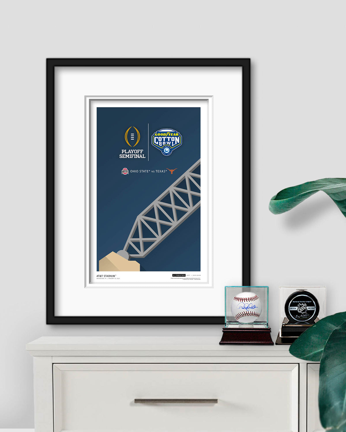 Minimalist AT&T Stadium - 2025 Cotton Bowl