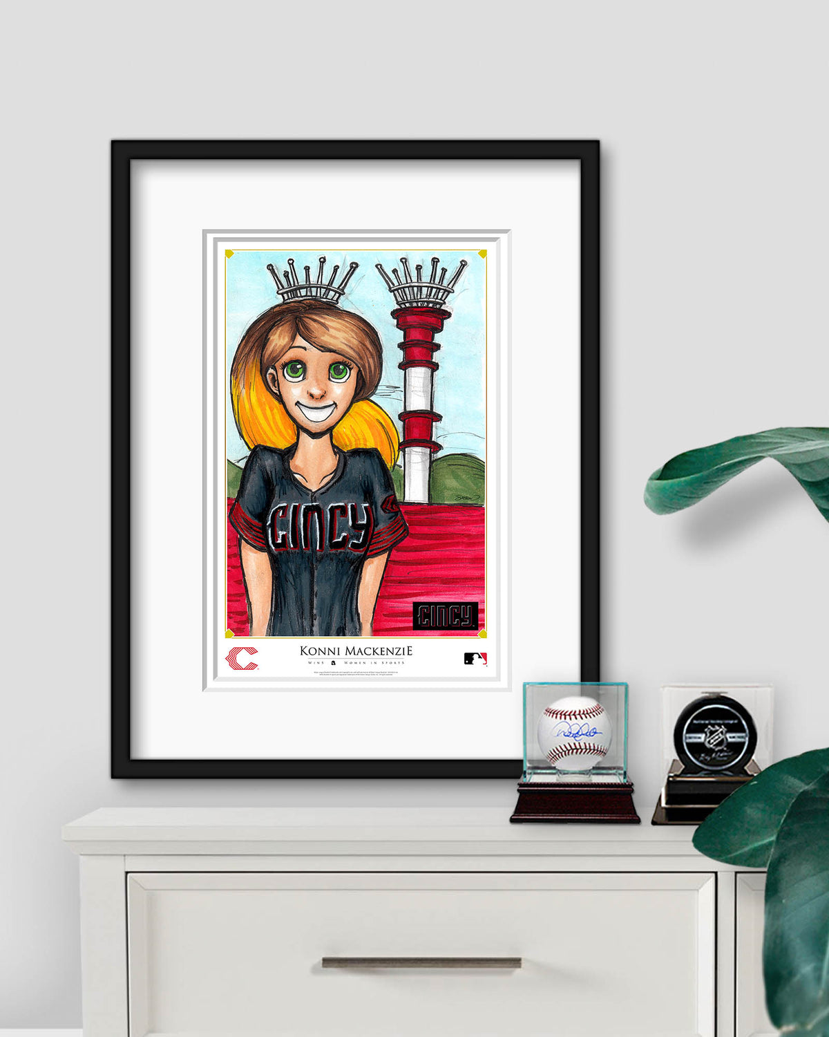 WinS® Cincinnati Reds City Connect - Konni Mackenzie Poster Print