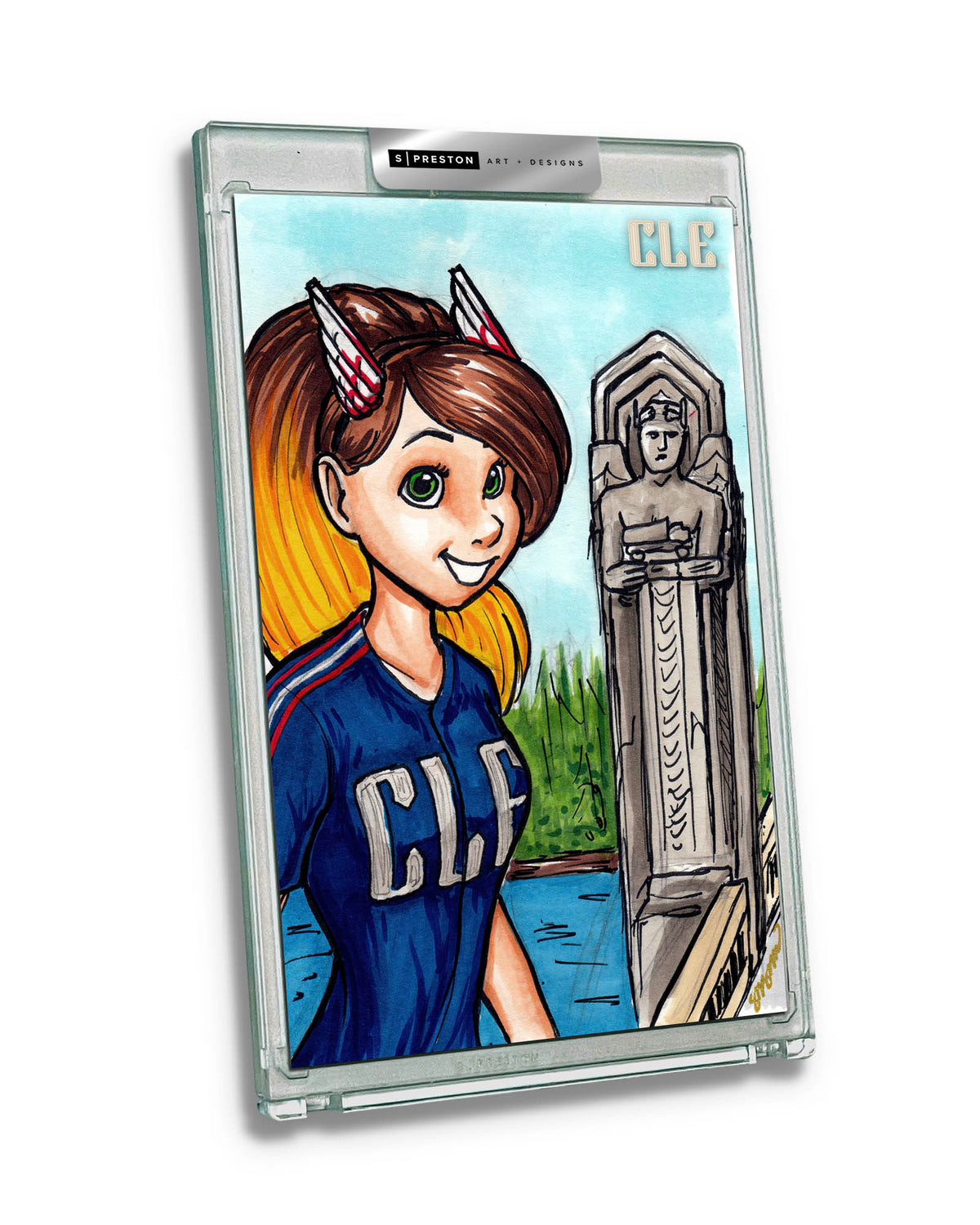 WinS® Cleveland Guardians City Connect - Konni Mackenzie Art Card Slab