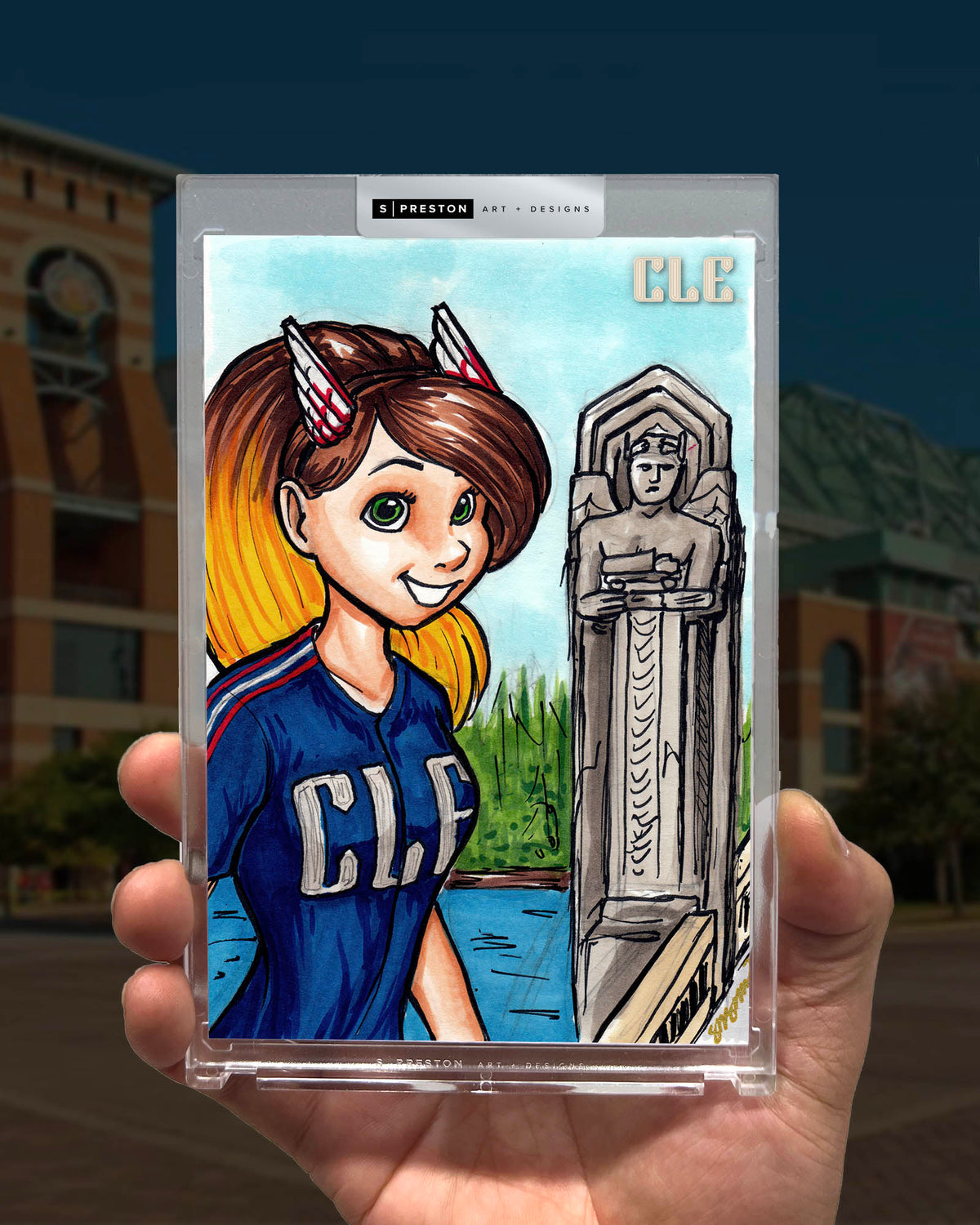 WinS® Cleveland Guardians City Connect - Konni Mackenzie Art Card Slab