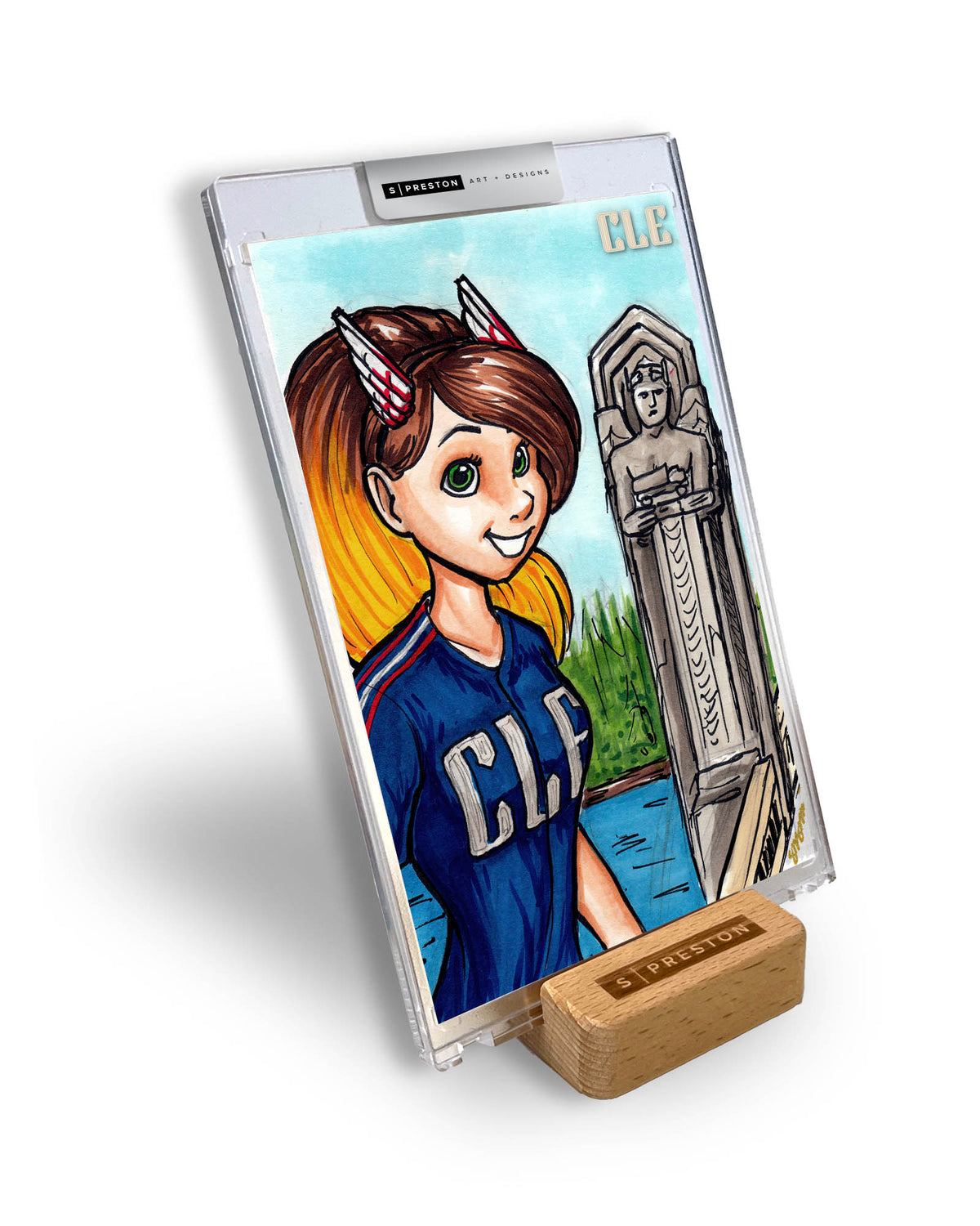 WinS® Cleveland Guardians City Connect - Konni Mackenzie Art Card Slab