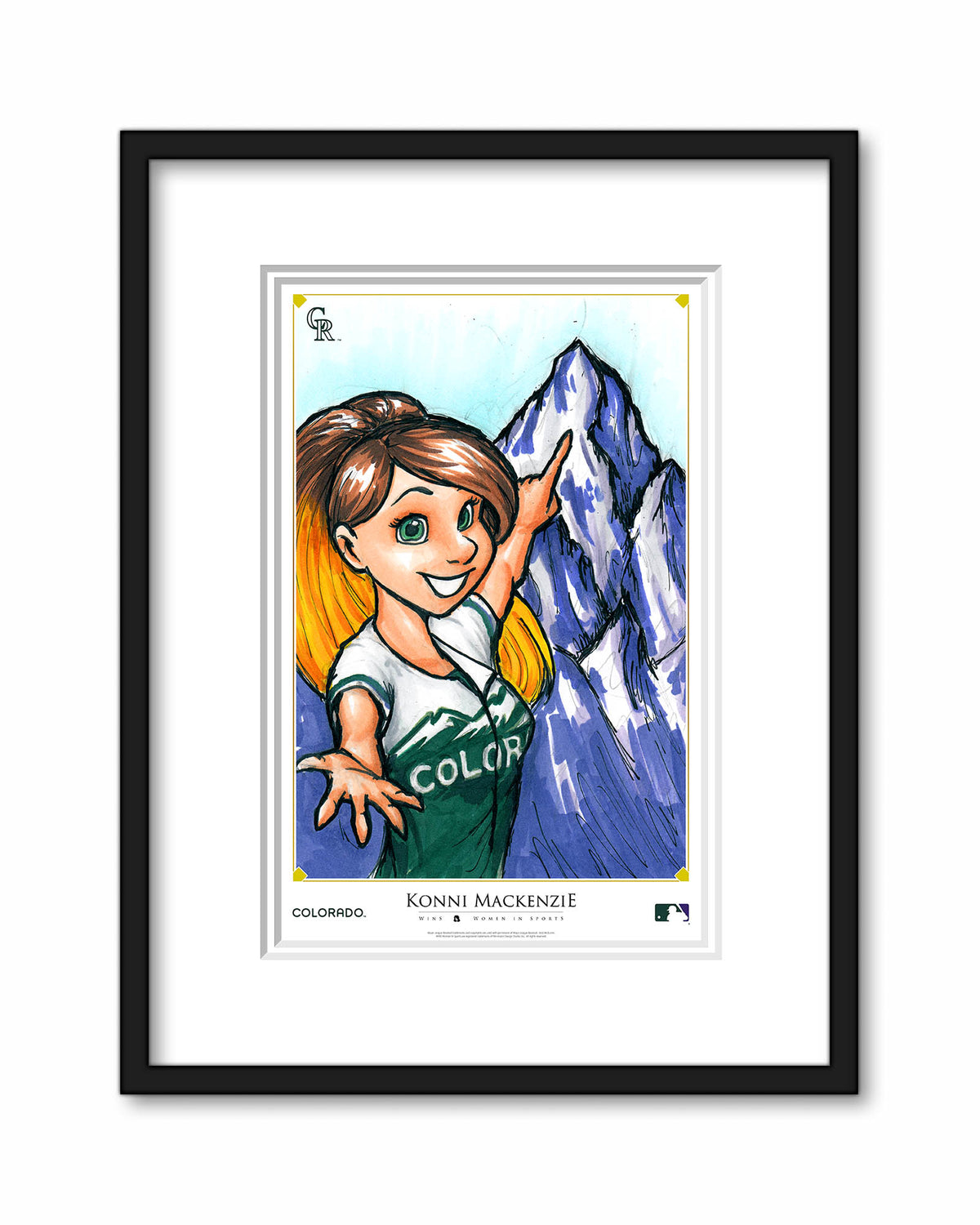 WinS® Colorado Rockies City Connect - Konni Mackenzie Poster Print