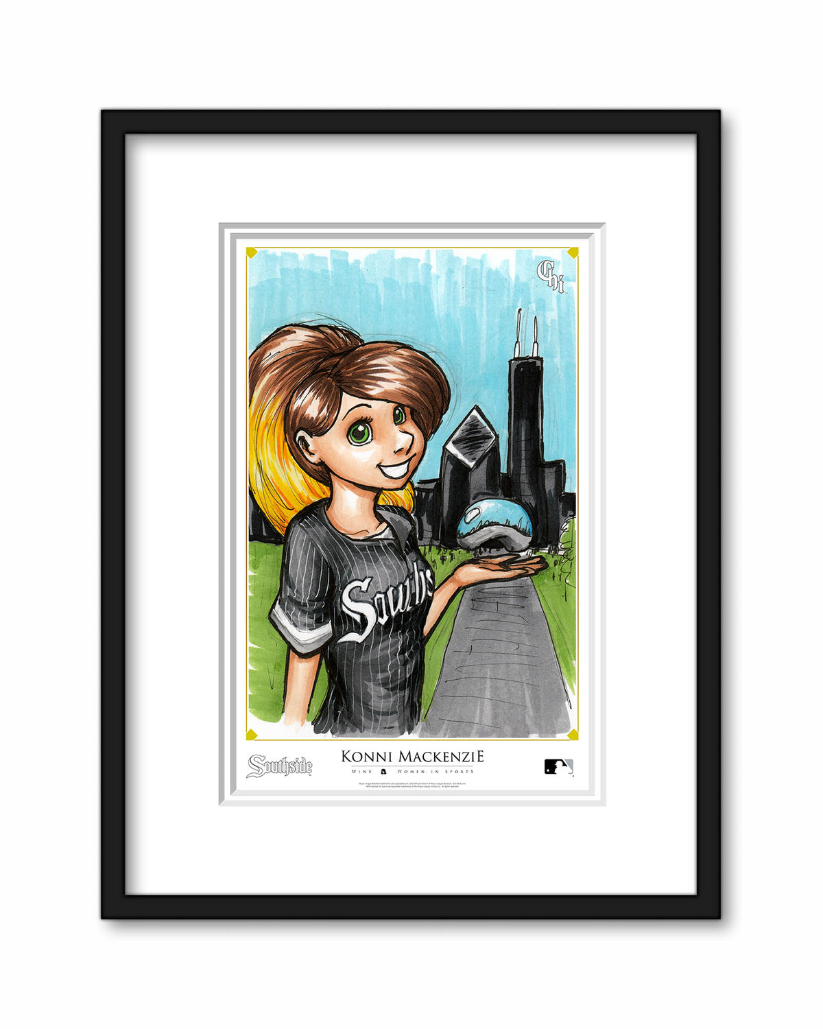 WinS® Chicago White Sox City Connect - Konni Mackenzie Poster Print