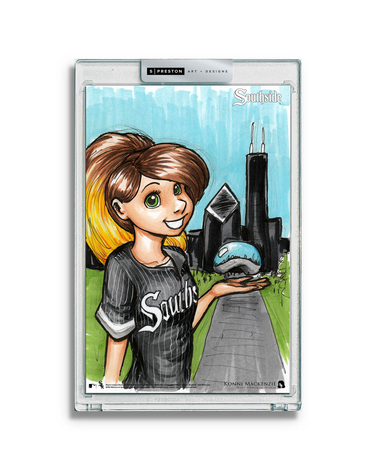 WinS® Chicago White Sox City Connect - Konni Mackenzie Art Card