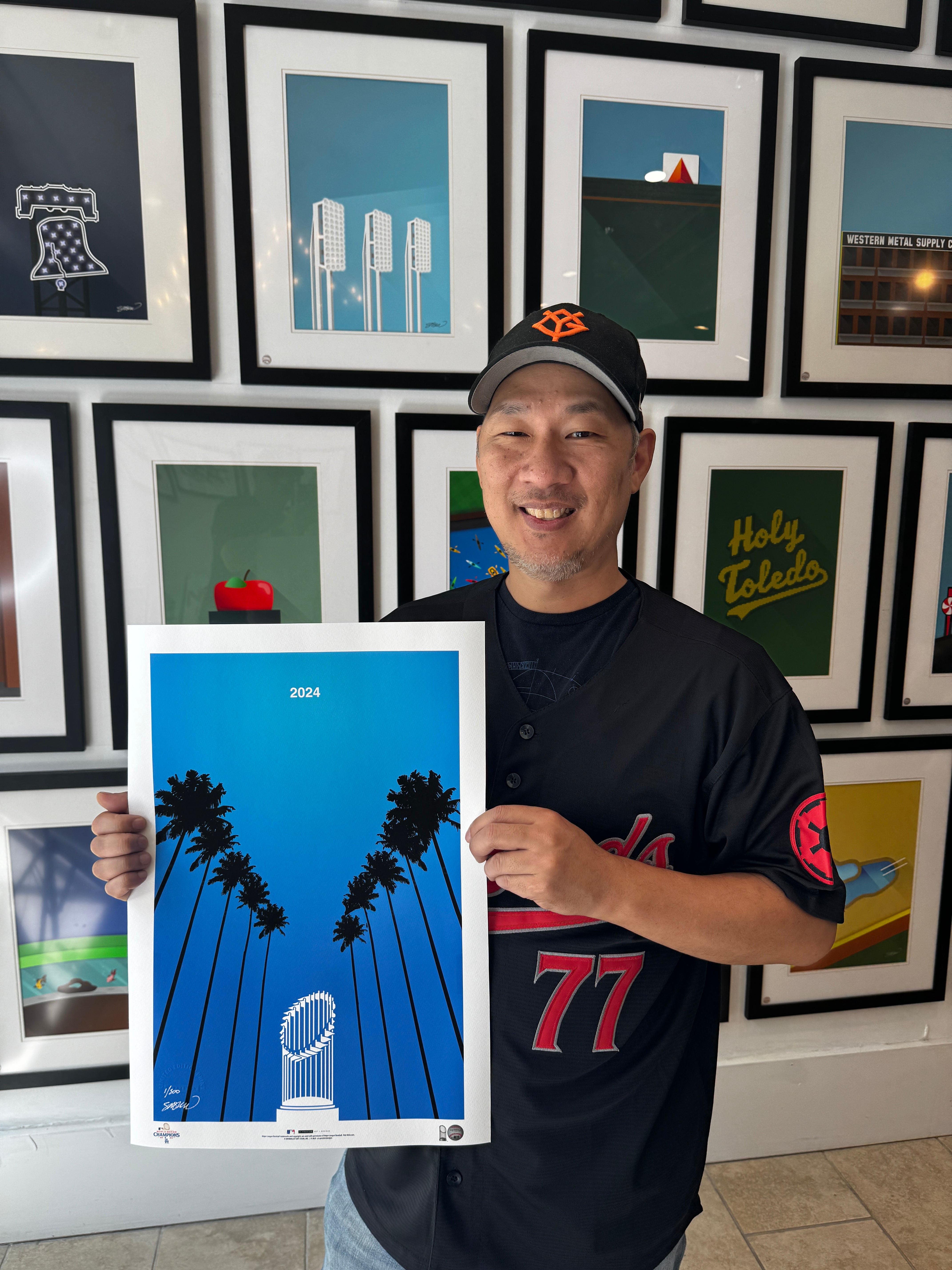 Minimalist World Series 2024 Limited Edition Print Los