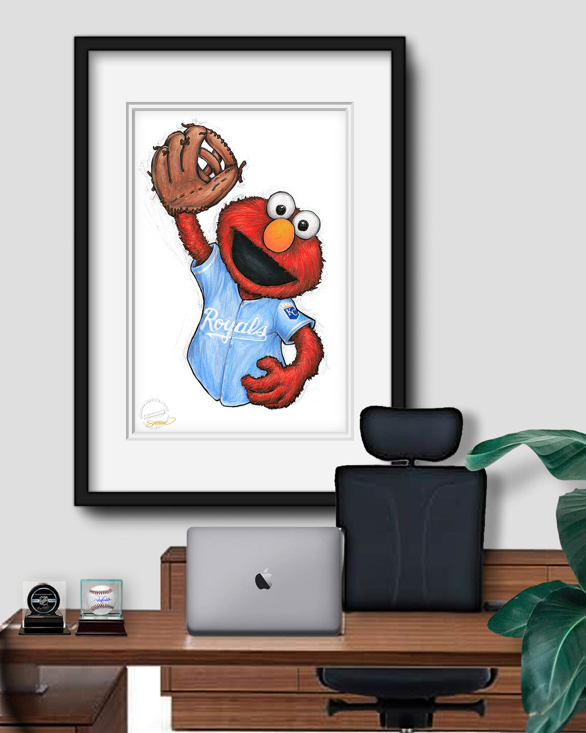 Sesame Street x MLB - Kansas City Royals by S. Preston Art Print – S.  Preston Art + Designs