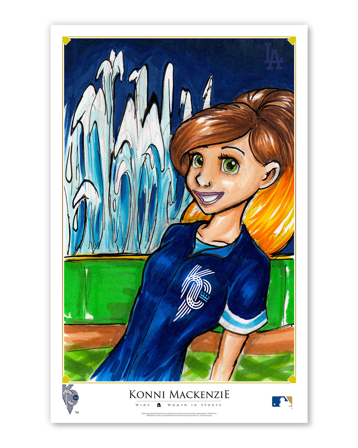 WinS® Kansas City Royals City Connect - Konni Mackenzie Poster Print