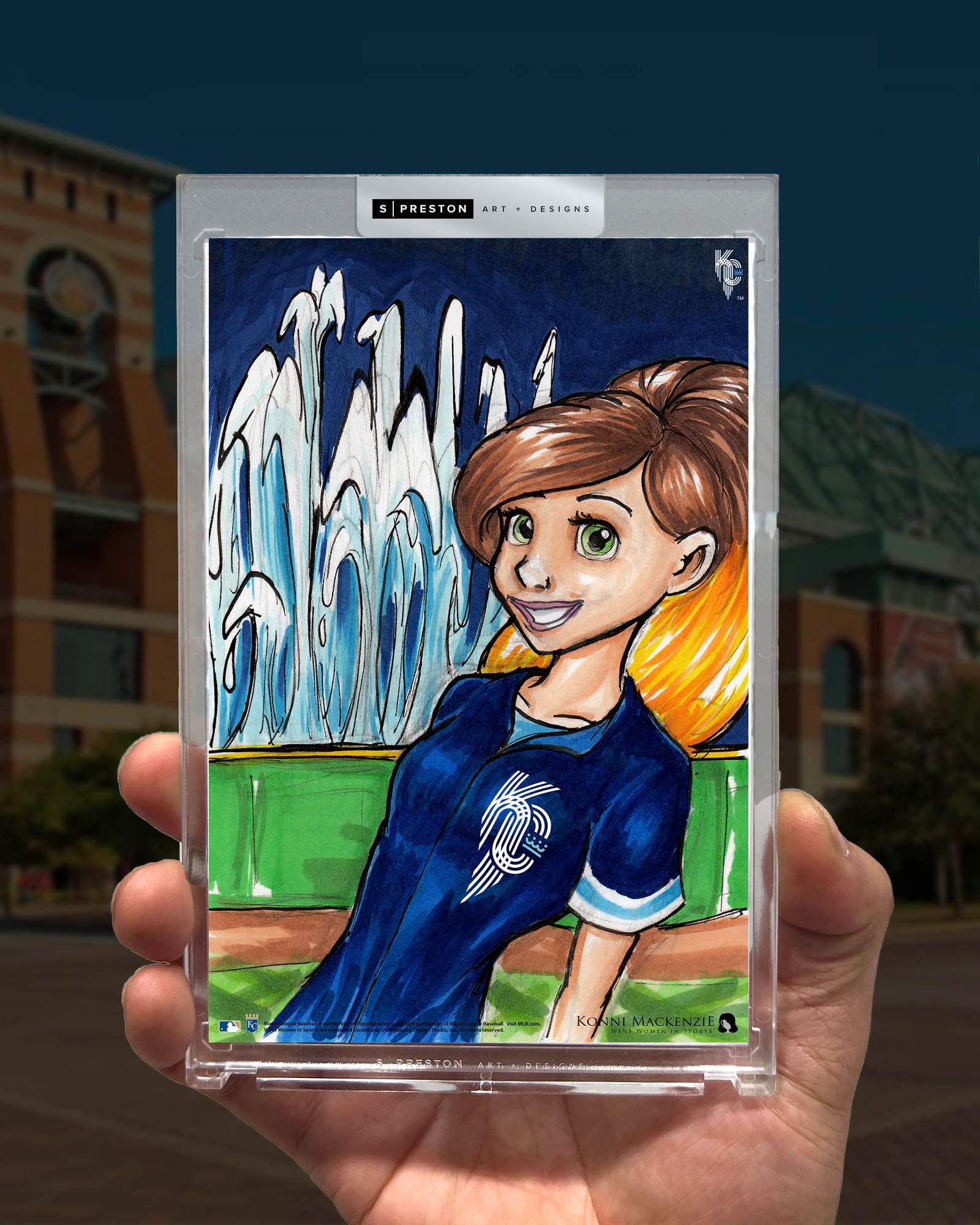 WinS® Kansas City Royals City Connect - Konni Mackenzie Art Card