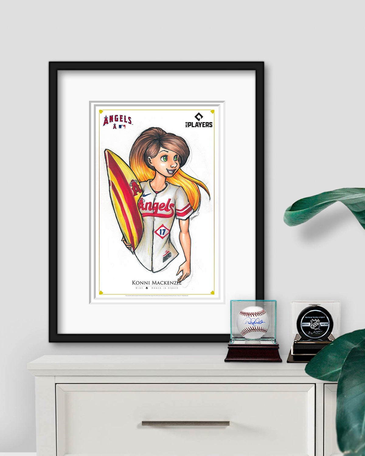 WinS® Los Angeles Angels City Connect - Konni Mackenzie Poster Print