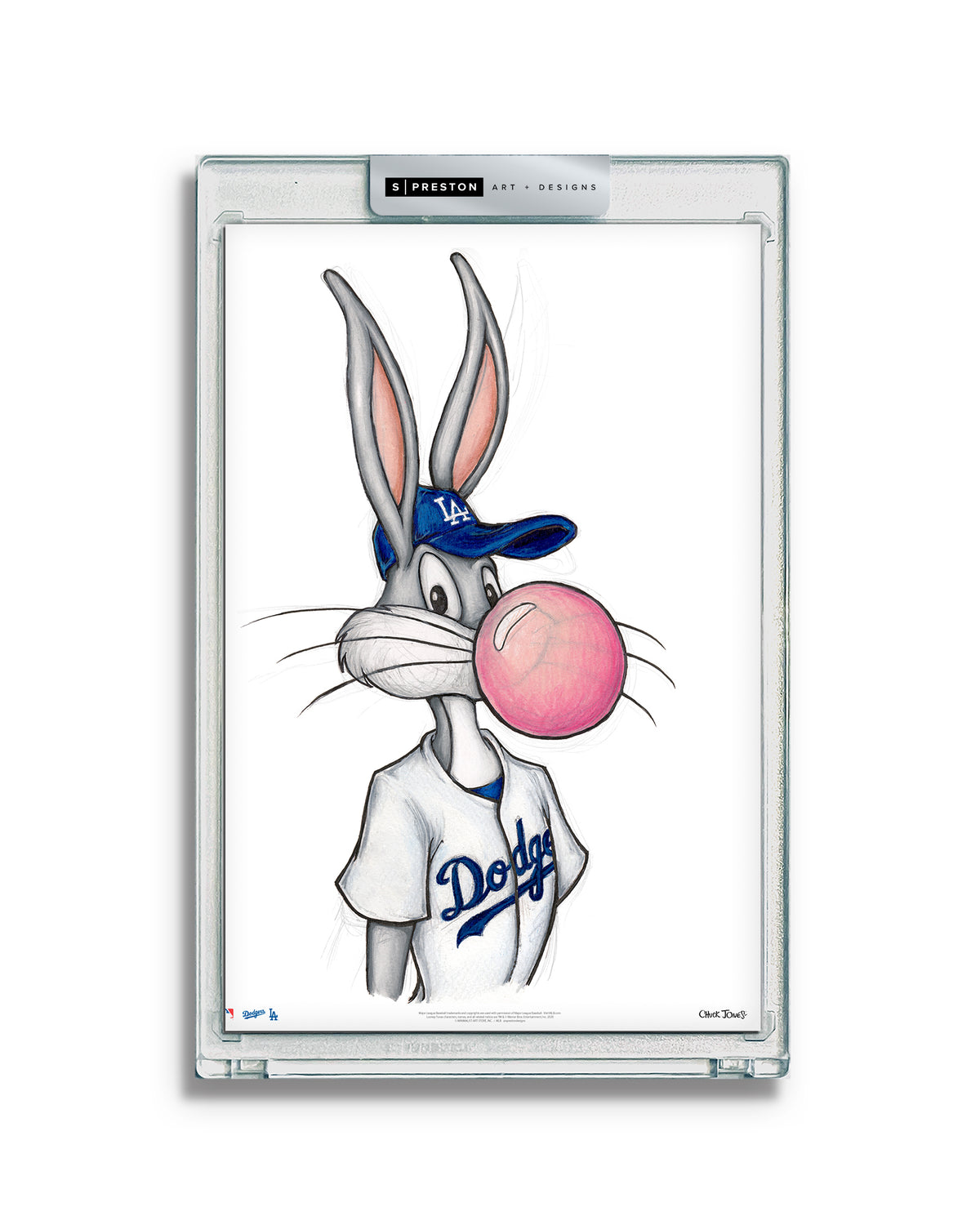 Bubblegum Bugs x MLB Dodgers Limited Edition Art Card Slab