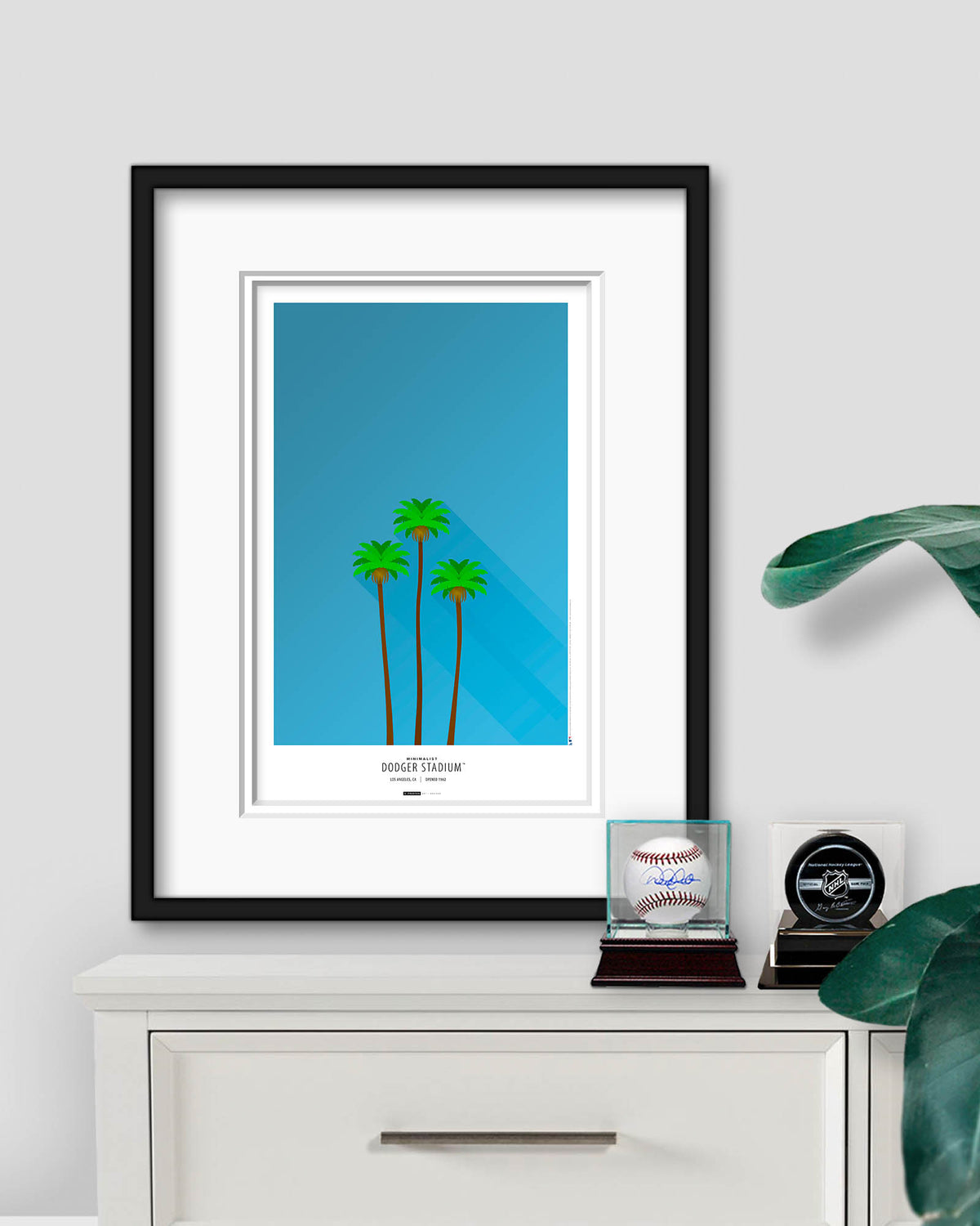 Minimalist Dodger Stadium (Three Sisters)