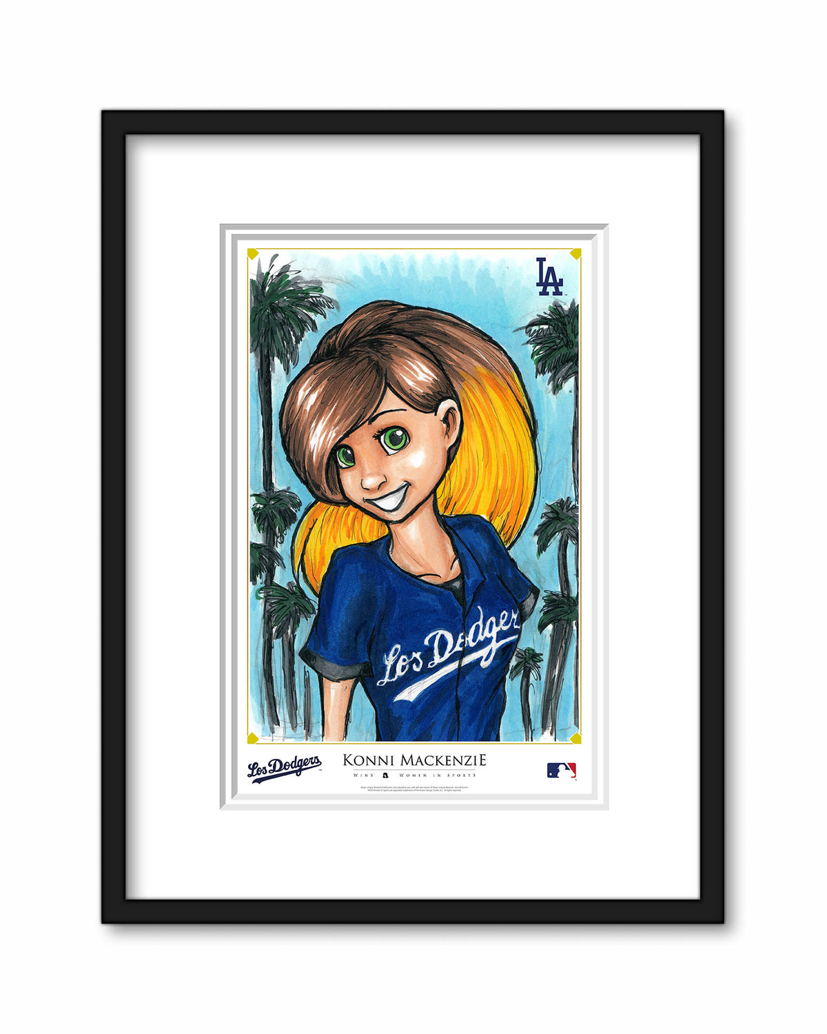 WinS® Los Angeles Dodgers City Connect - Konni Mackenzie Poster Print