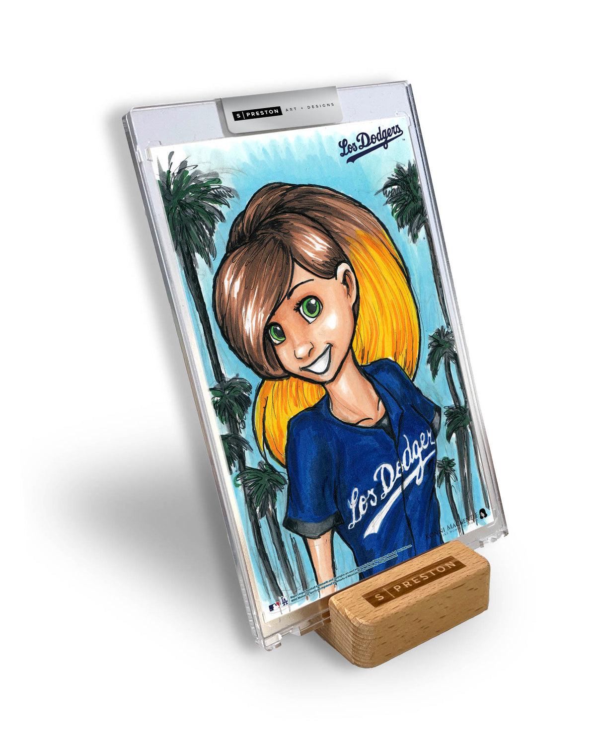 WinS® Los Angeles Dodgers City Connect - Konni Mackenzie Art Card Slab