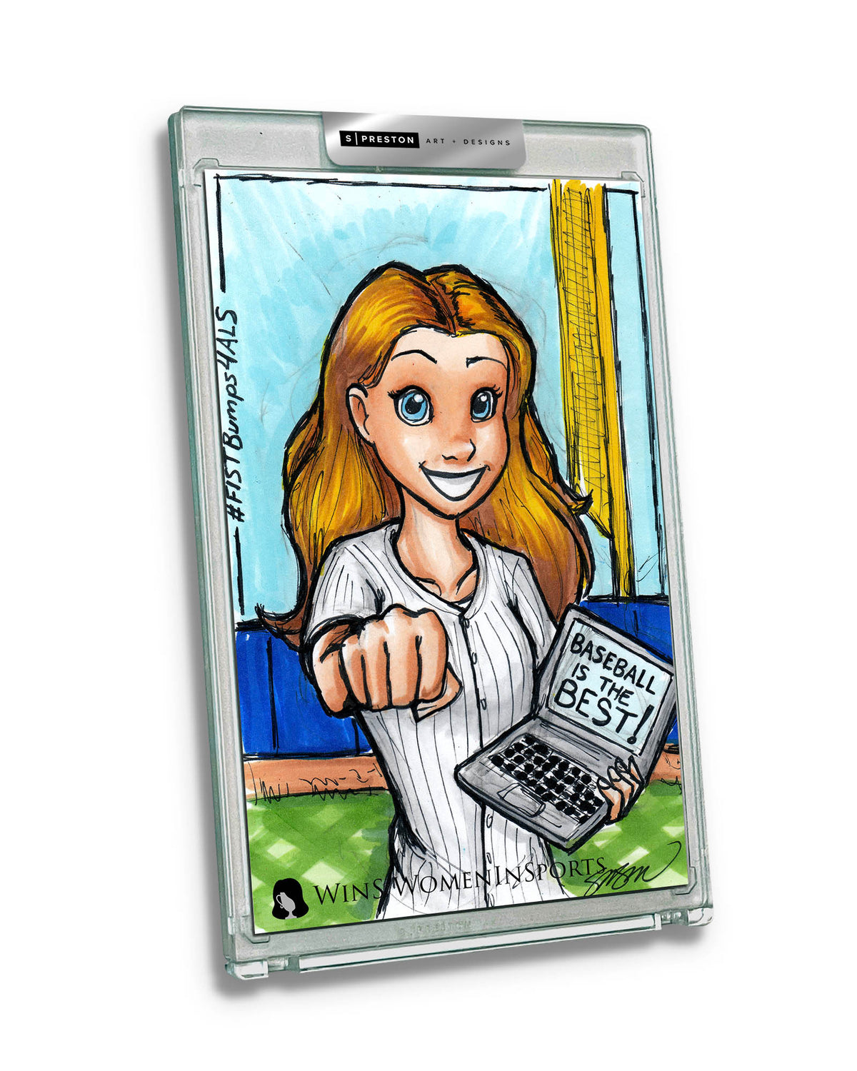 WinS® Every Day Sarah Langs ALS Original Art Card Slab 2023-06-02