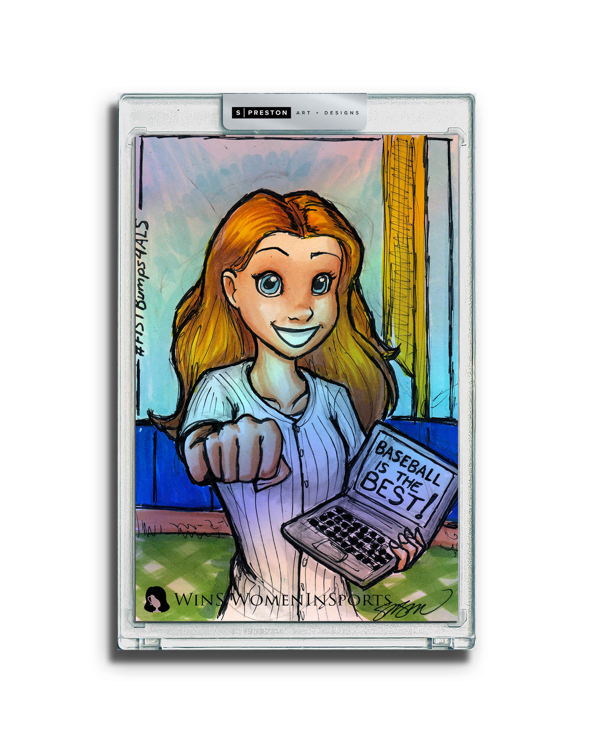 WinS® Every Day Sarah Langs ALS Original Art Card Slab 2023-06-02