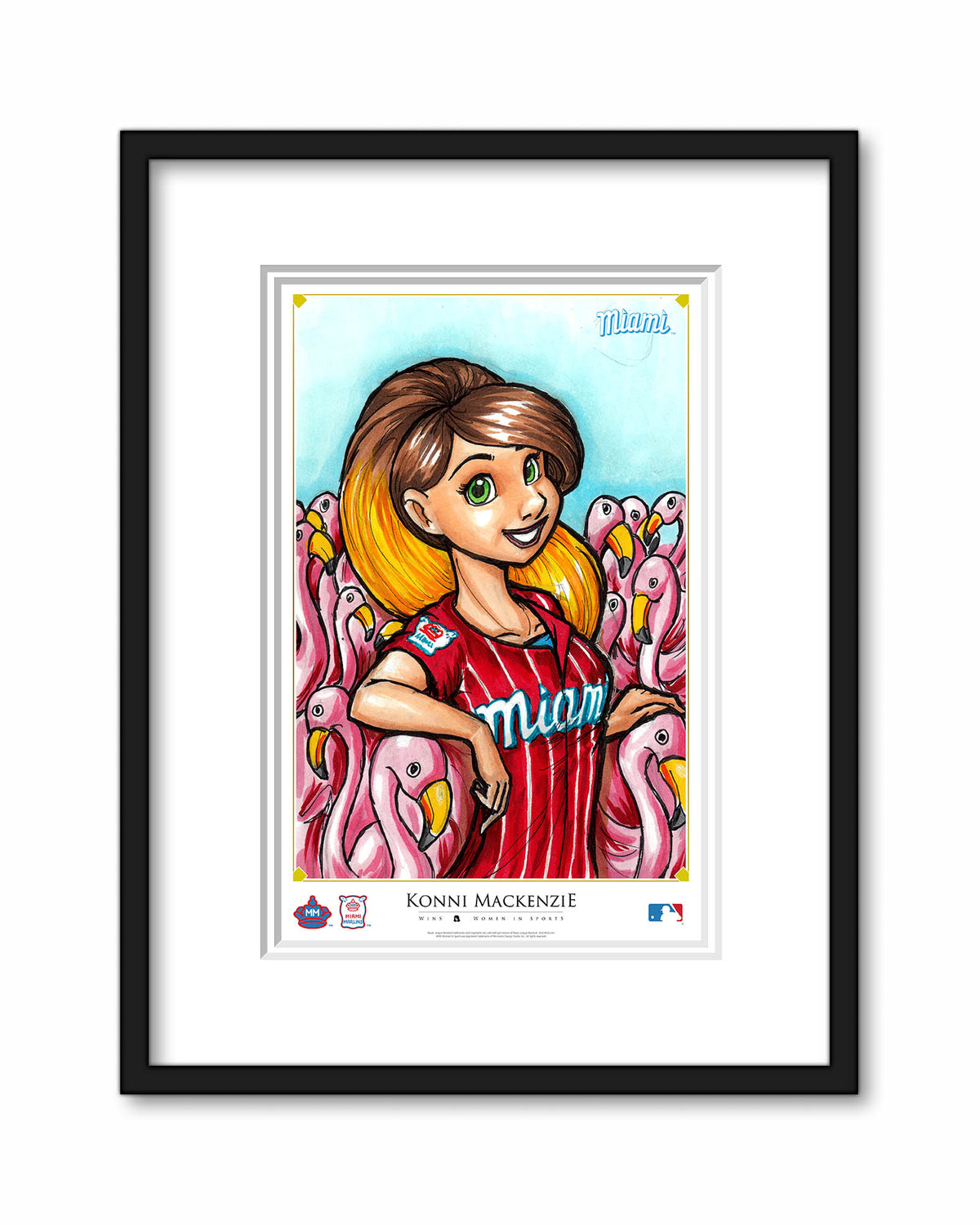 WinS® Miami Marlins City Connect - Konni Mackenzie Poster Print