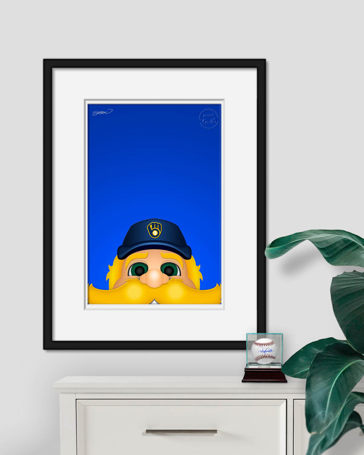 Minimalist Bernie Brewer