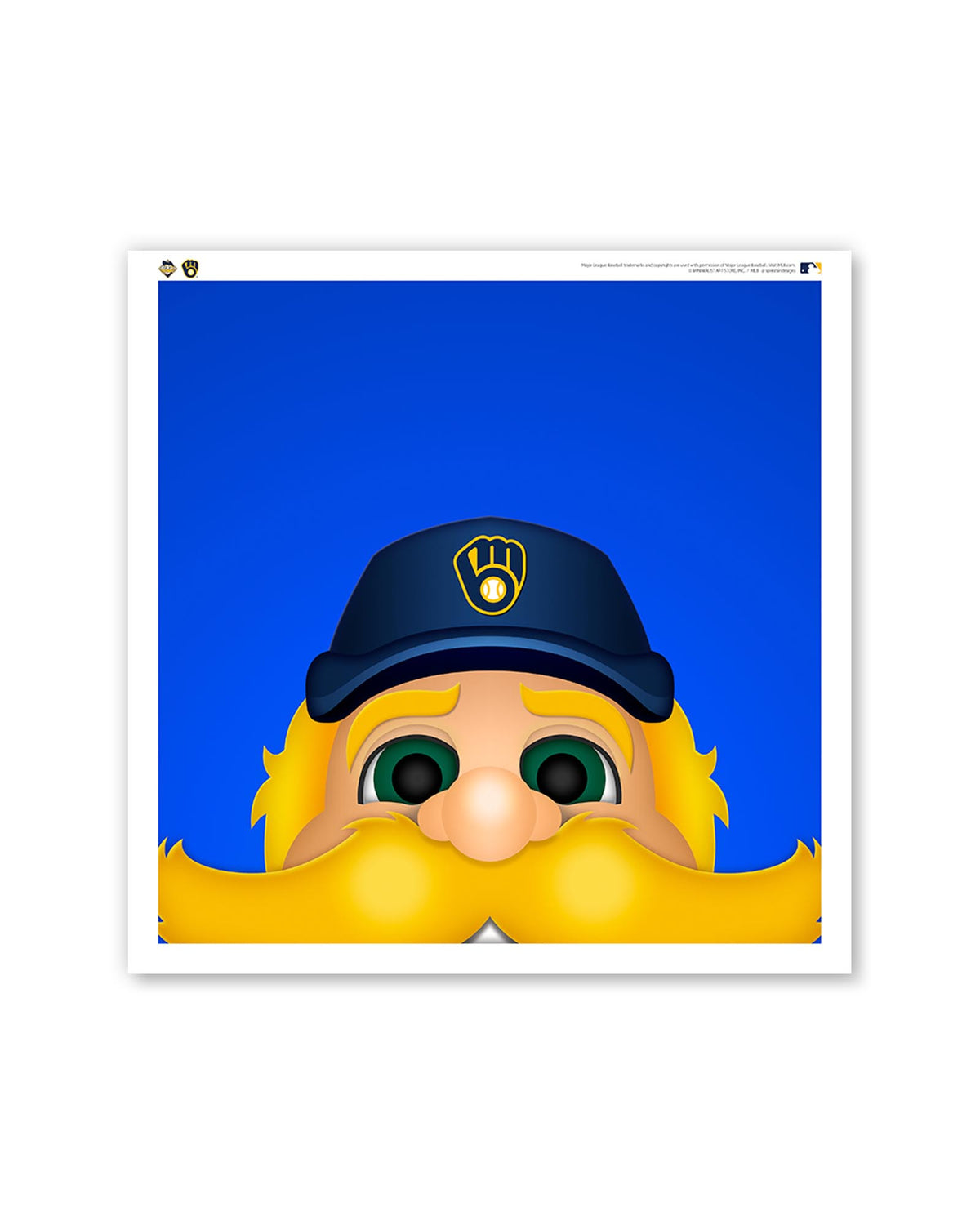 Minimalist Bernie Brewer