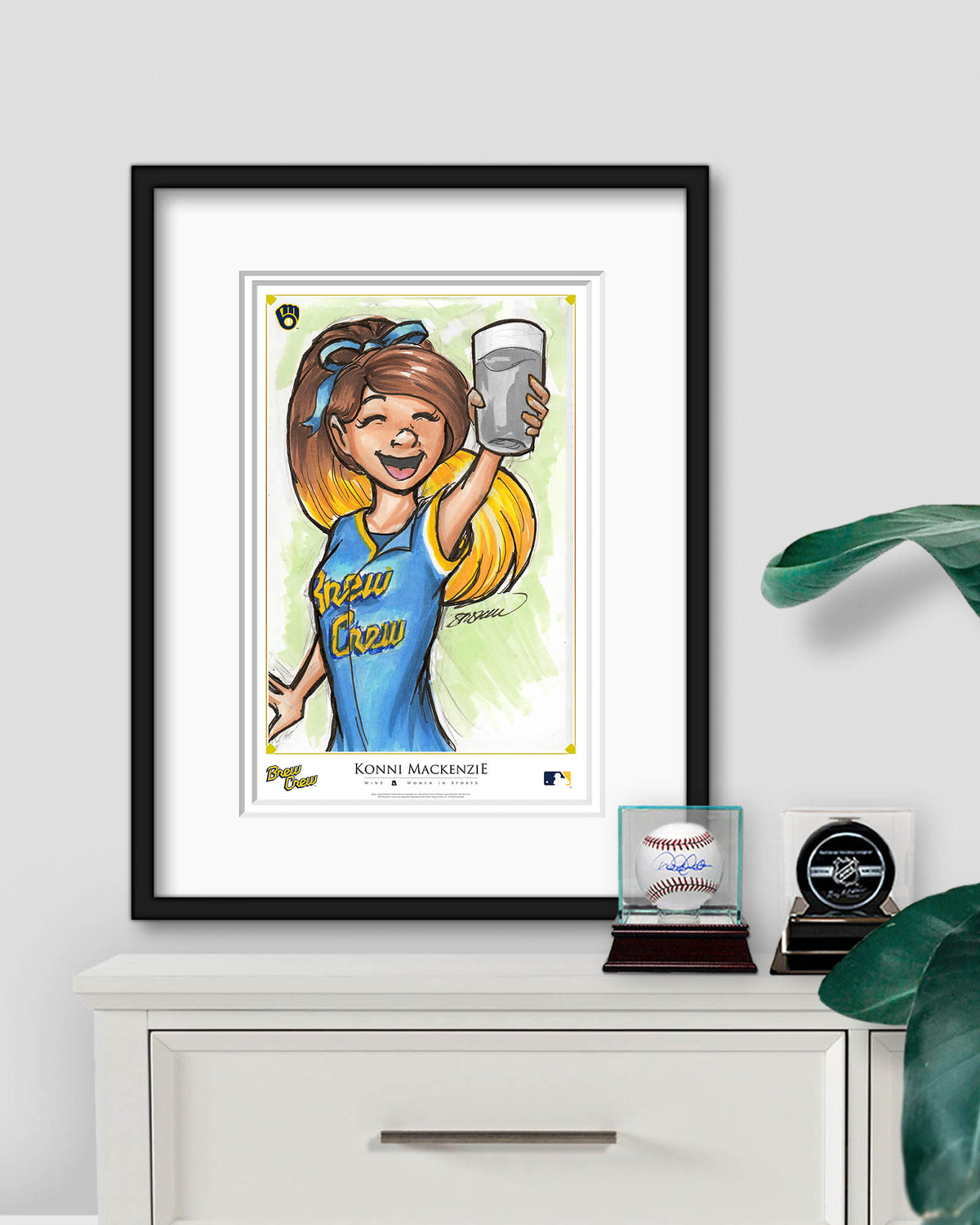 WinS® Milwaukee Brewers City Connect - Konni Mackenzie Poster Print