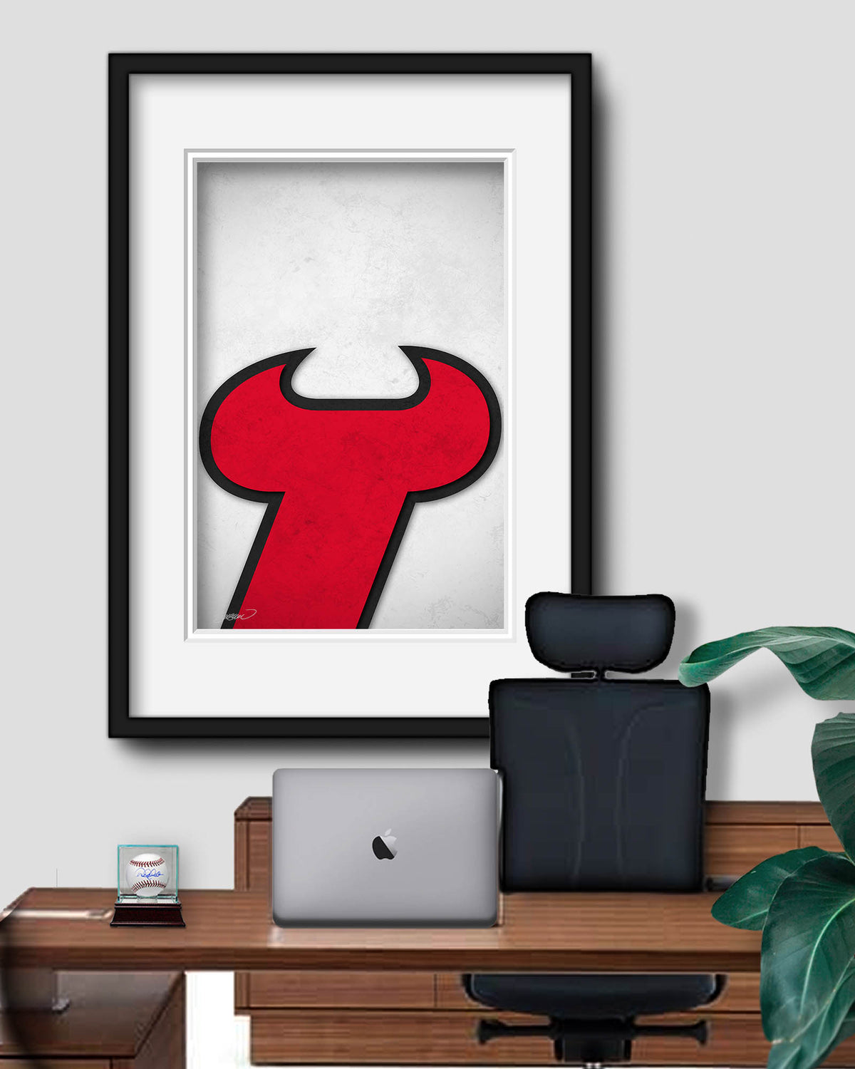 Minimalist Logo - New Jersey Devils
