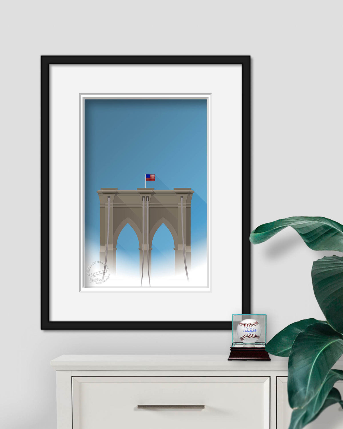Minimalist Brooklyn Bridge - New York City
