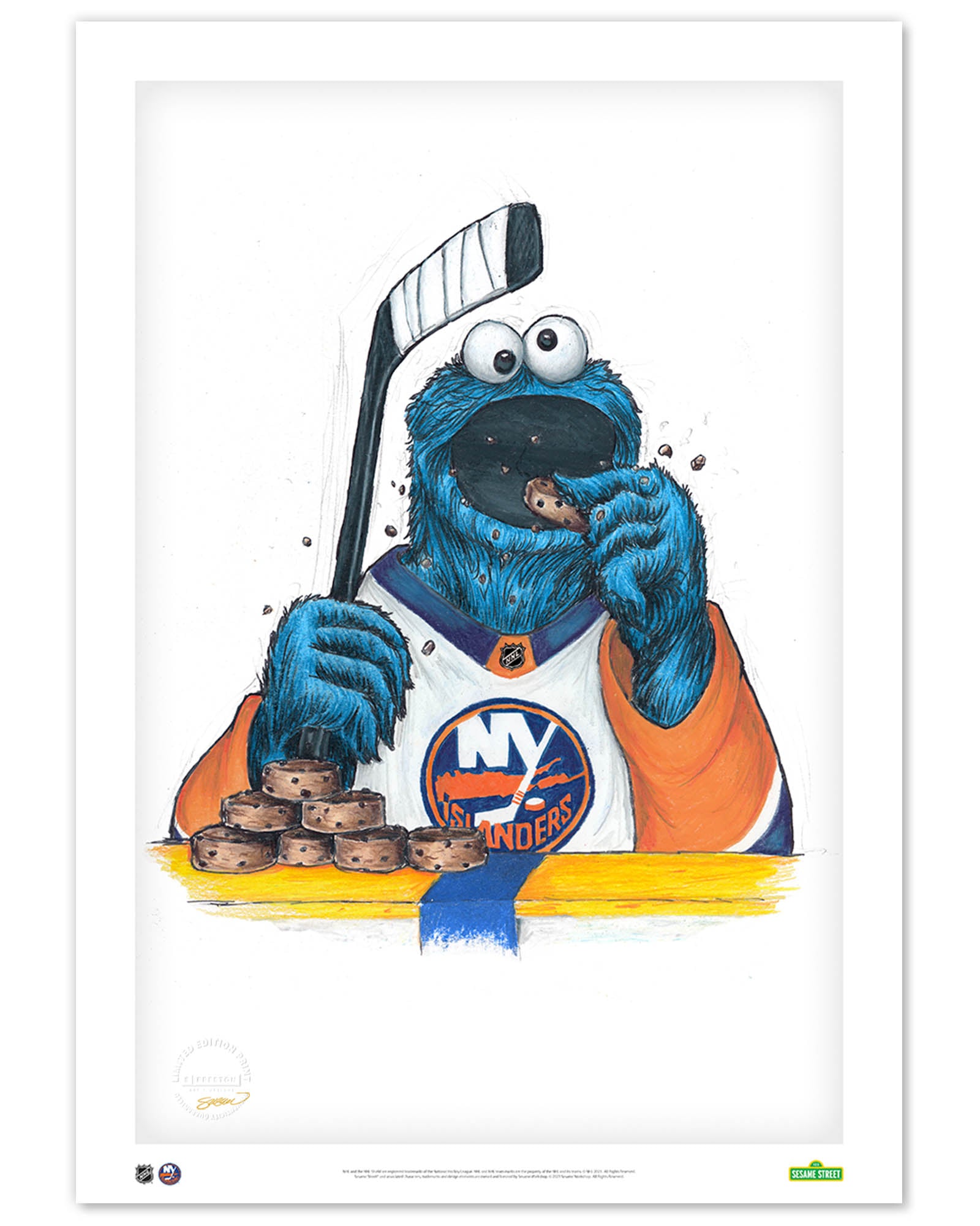 ☆ KITH x Sesame Street Cookie Monster コラボビーニー ☆ Kith x Sesame Street Cookie Monster 59Fifty Low Profile