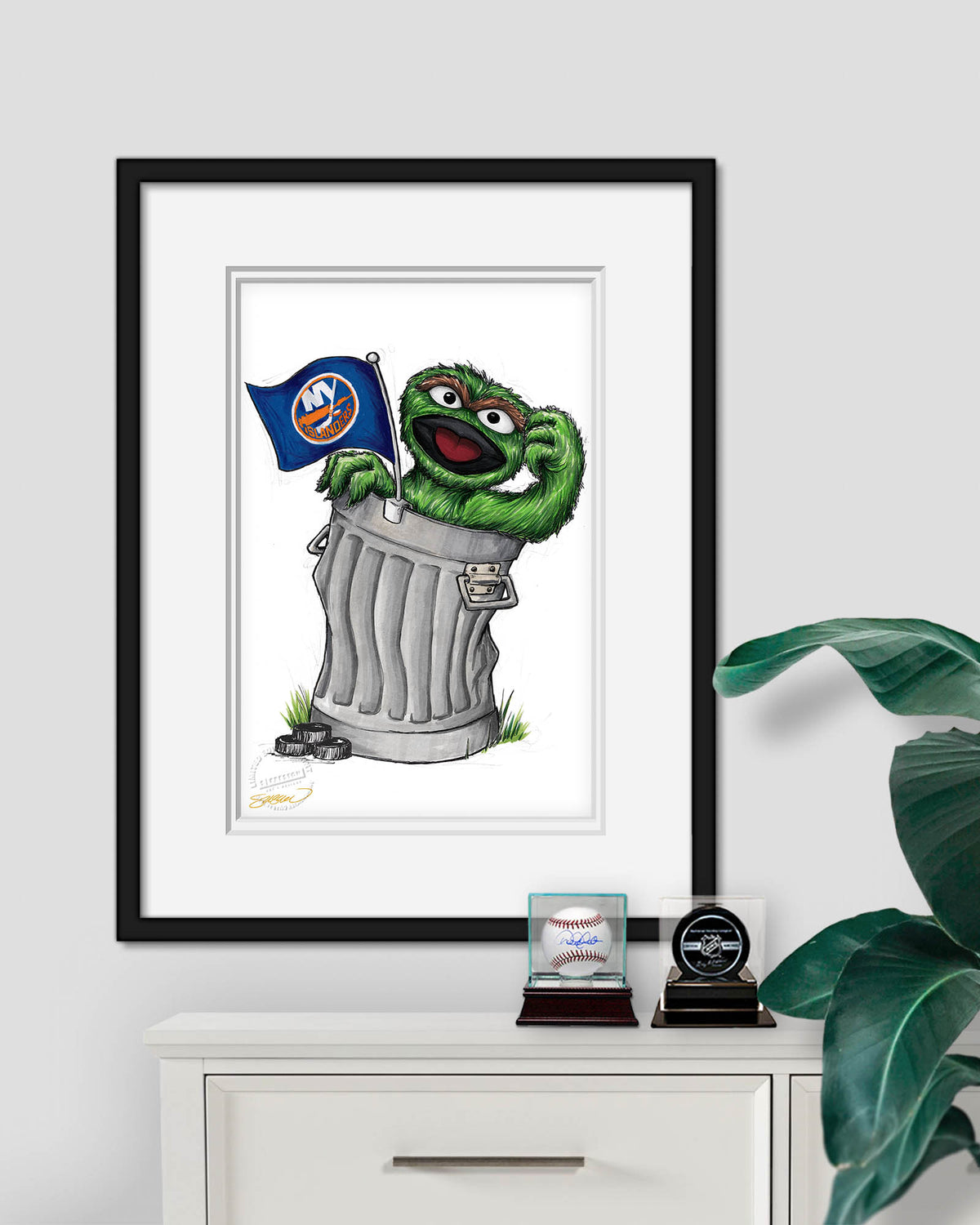 Oscar Rep Your Colours x NHL Islanders Limited Edition Fine Art Print